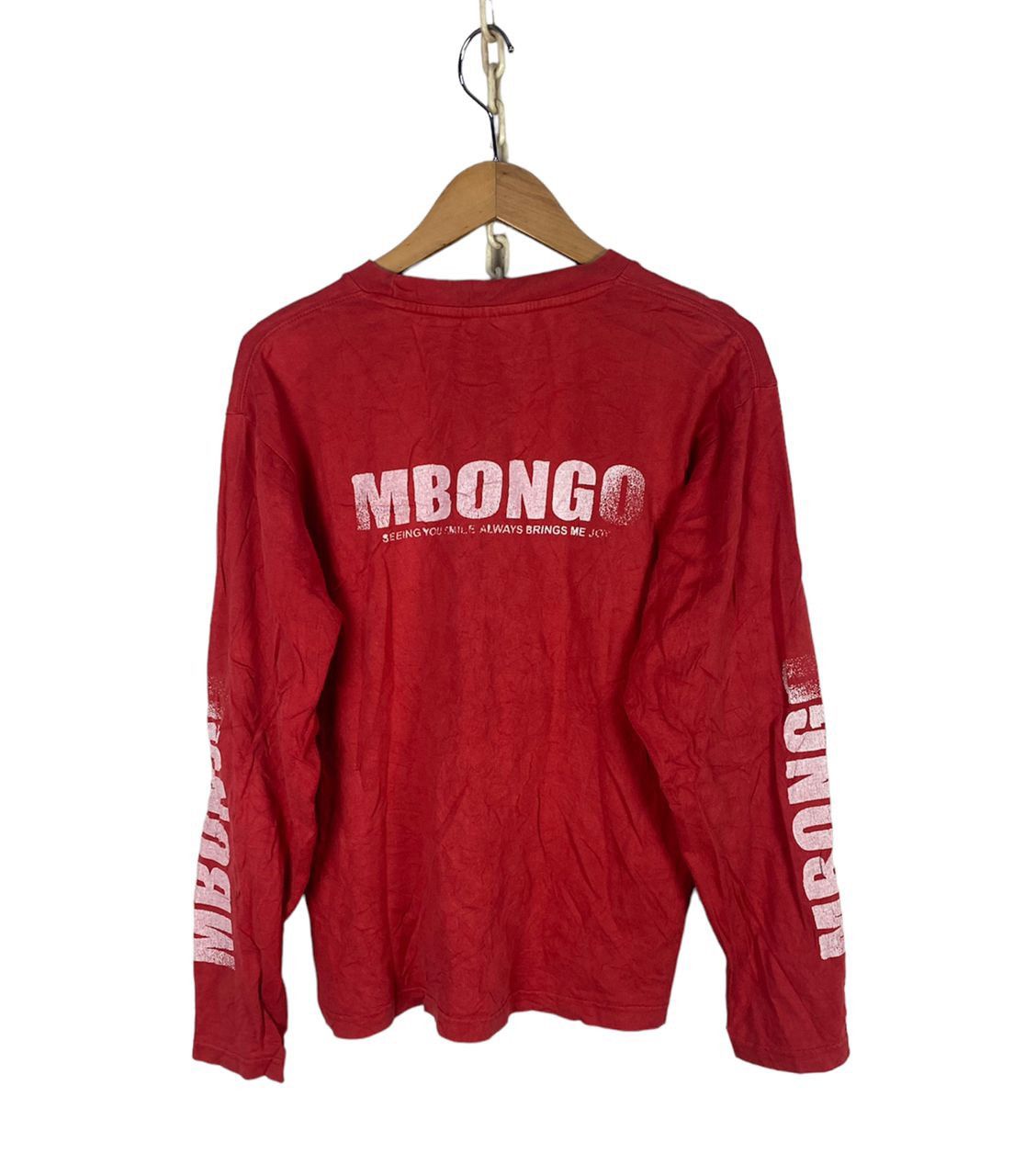 Japanese Brand Mbongo printed long sleeve tshirt Size US M / EU 48-50 / 2 - 2 Thumbnail