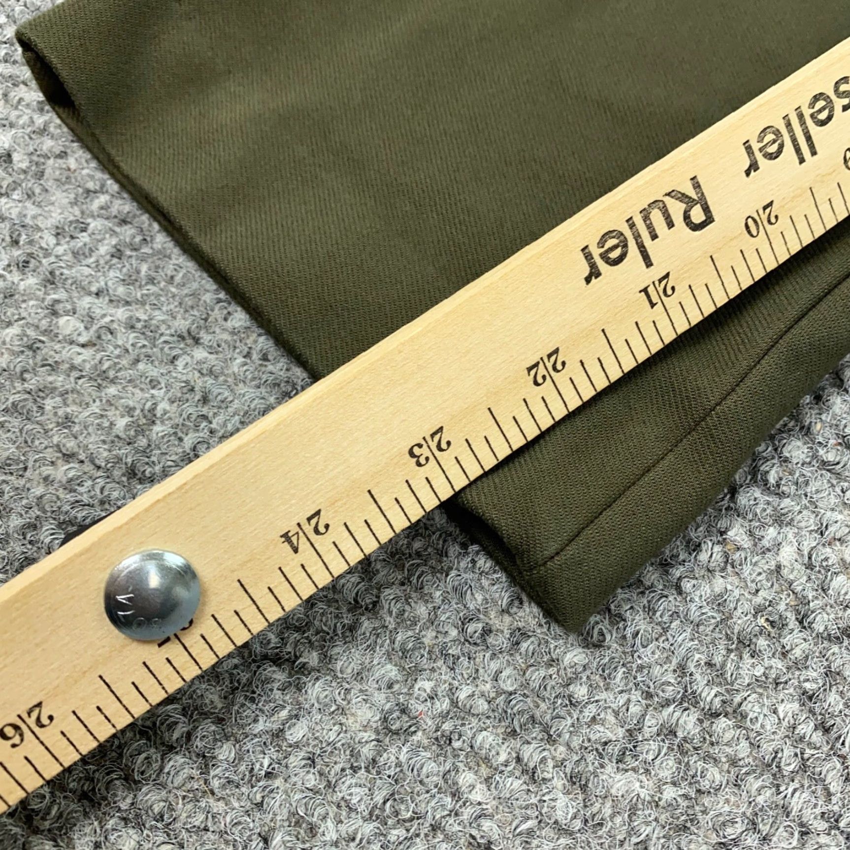 Talbots Talbots Montauk Pants Olive Womens Petites Size 6P Stretch Pull On Mid-Rise Size 28" / US 6 / IT 42 - 4 Thumbnail