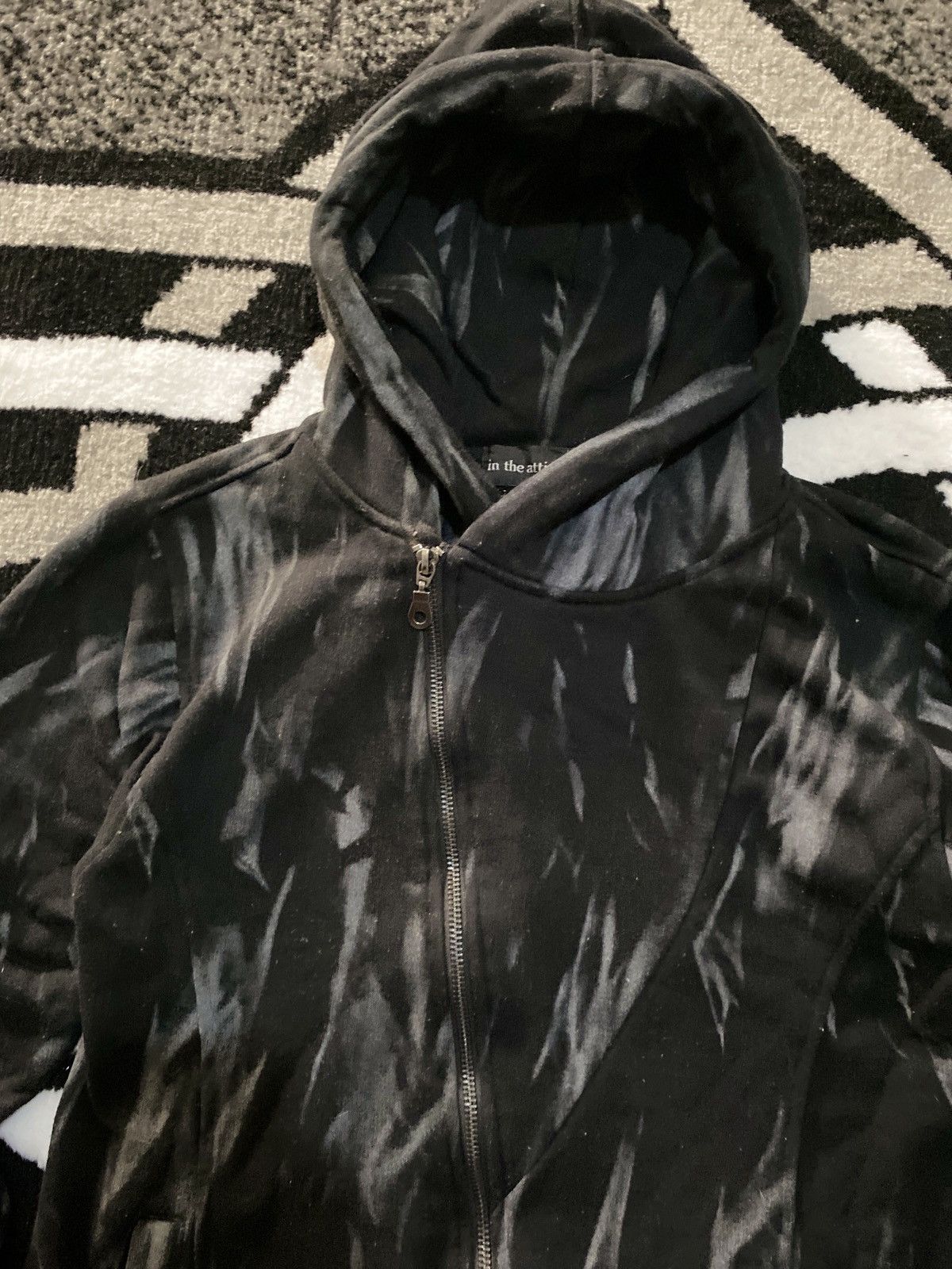 If Six Was Nine In The Attic Homme Assymetrical Zip Hoodie Size US M / EU 48-50 / 2 - 3 Thumbnail