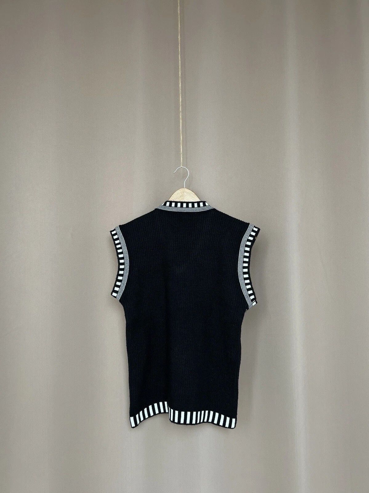 Diesel Diesel Knit Womens Vest Size S/M Big Logo Sleeveless Size S / US 4 / IT 40 - 6 Thumbnail