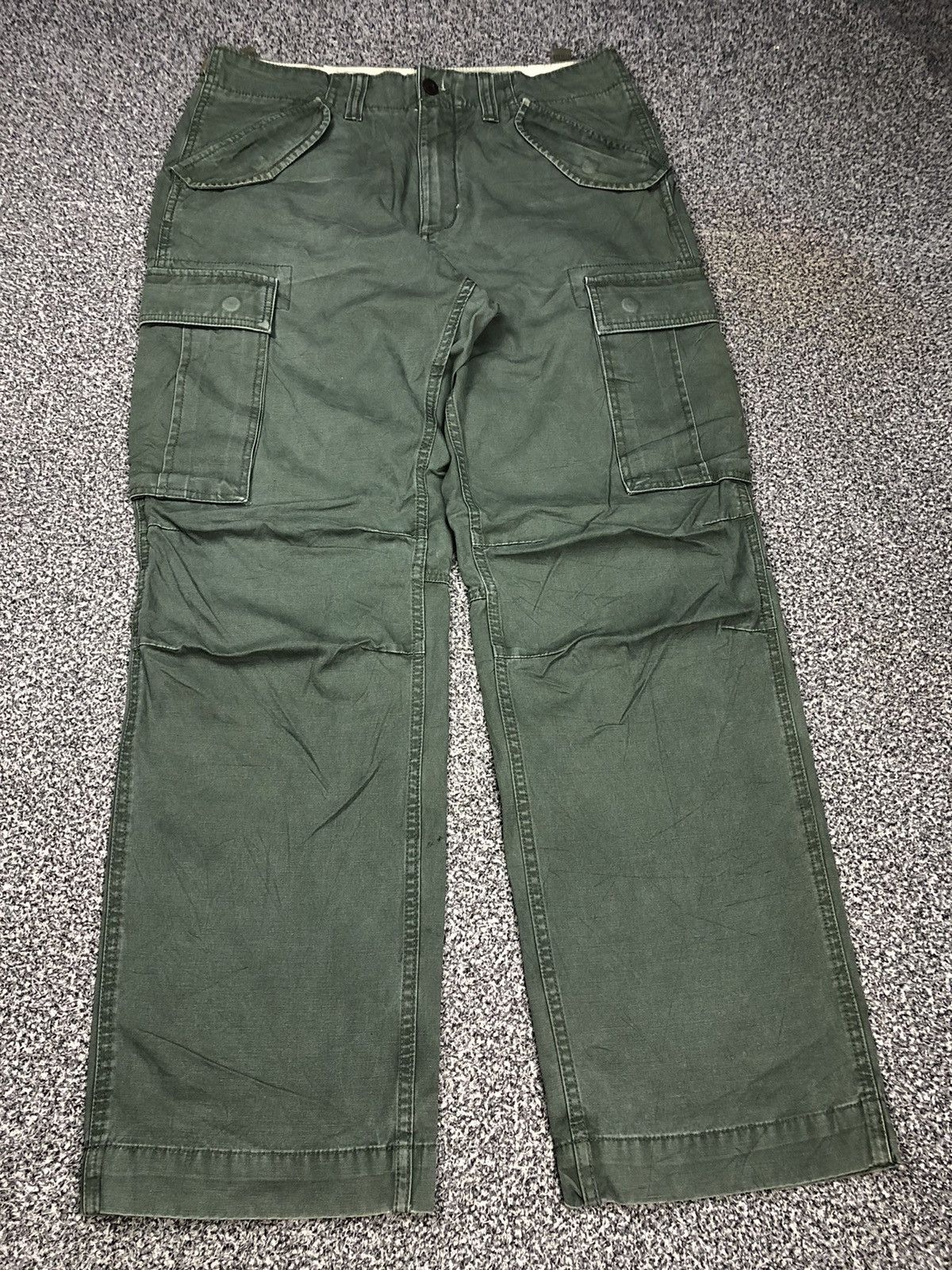 Japanese Brand × Vintage Japanese Brand GAP khakis Army Cargopants Size US 35 - 1 Thumbnail