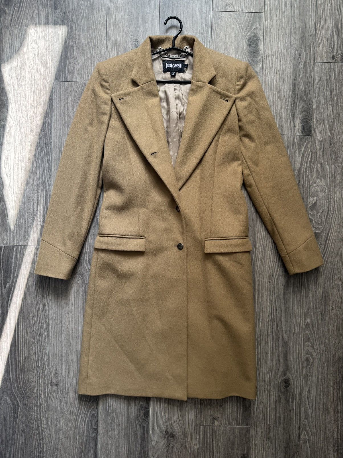 Just Cavalli Roberto Cavalli Just Cavalli vintage wool coat IT44 Size M / US 6-8 / IT 42-44 - 1 Thumbnail