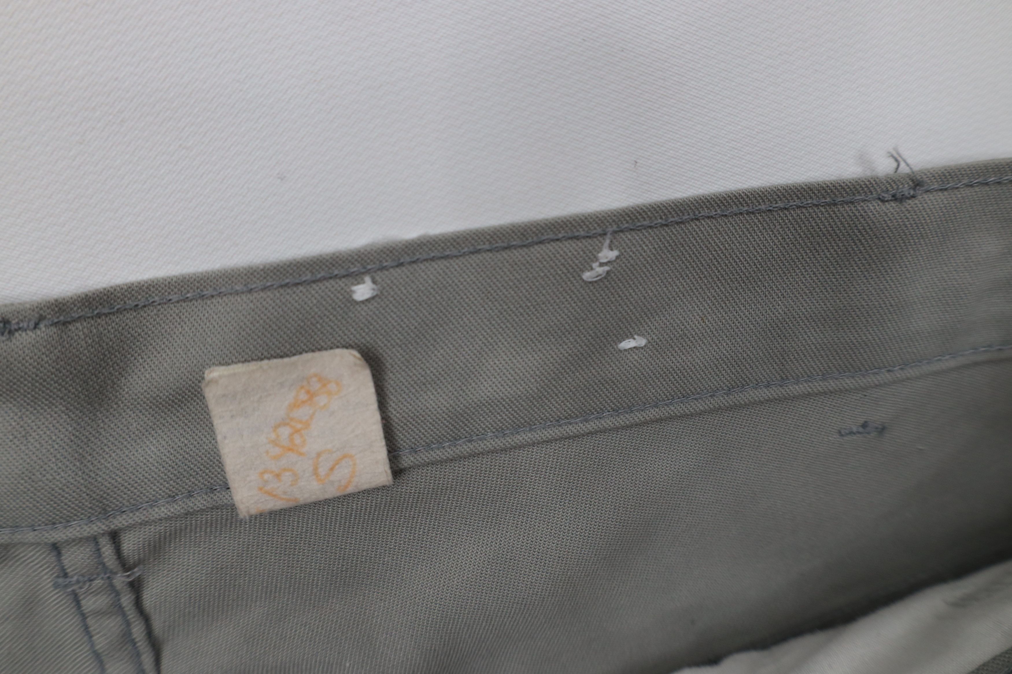Vintage Vintage 70s Streetwear Flared Wide Leg Twill Pants Gray Size US 36 / EU 52 - 9 Thumbnail