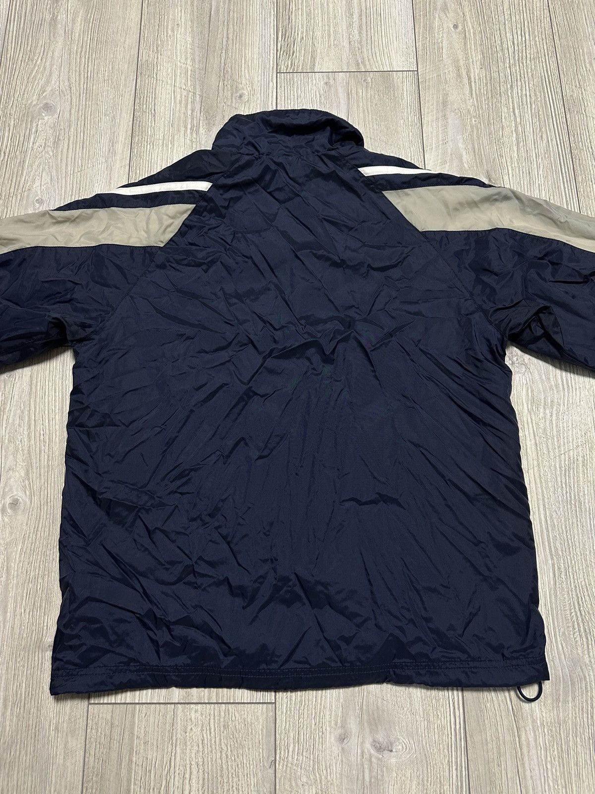 Vintage Vintage 90s Nike Drill Track Jacket Windbreaker Navy Blue S Size US S / EU 44-46 / 1 - 10 Thumbnail