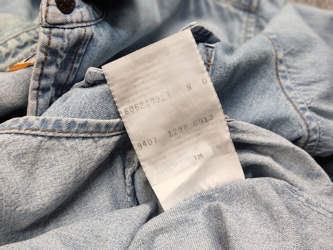 Levi's Vintage 90's Levis Orange Tab denim Classic Buttons Shirt Size US M / EU 48-50 / 2 - 18 Thumbnail