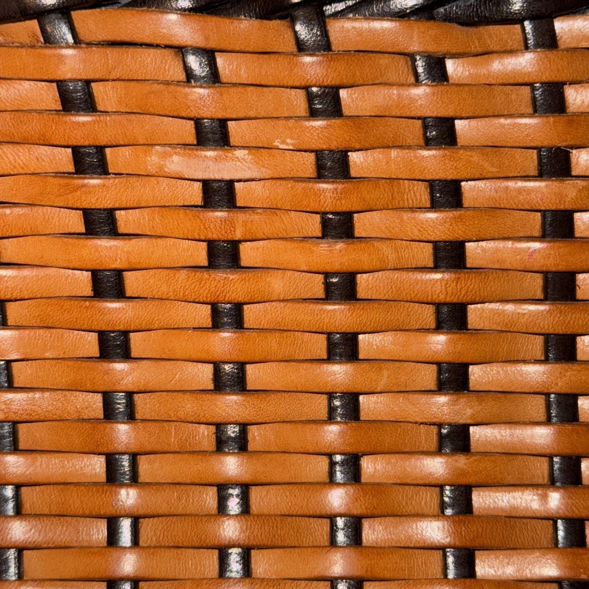 Vintage Vintage Ellepi Italian leather basket weave shoulder/handbag Size ONE SIZE - 10 Thumbnail
