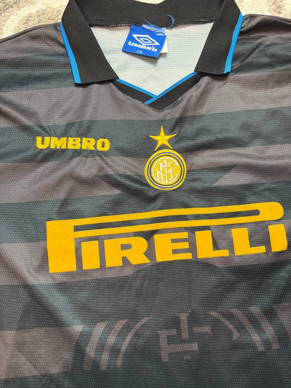 Umbro 1997 Inter Milan Third Ronaldo №10 Umbro Jersey 2XL Size US XXL / EU 58 / 5 - 11 Thumbnail