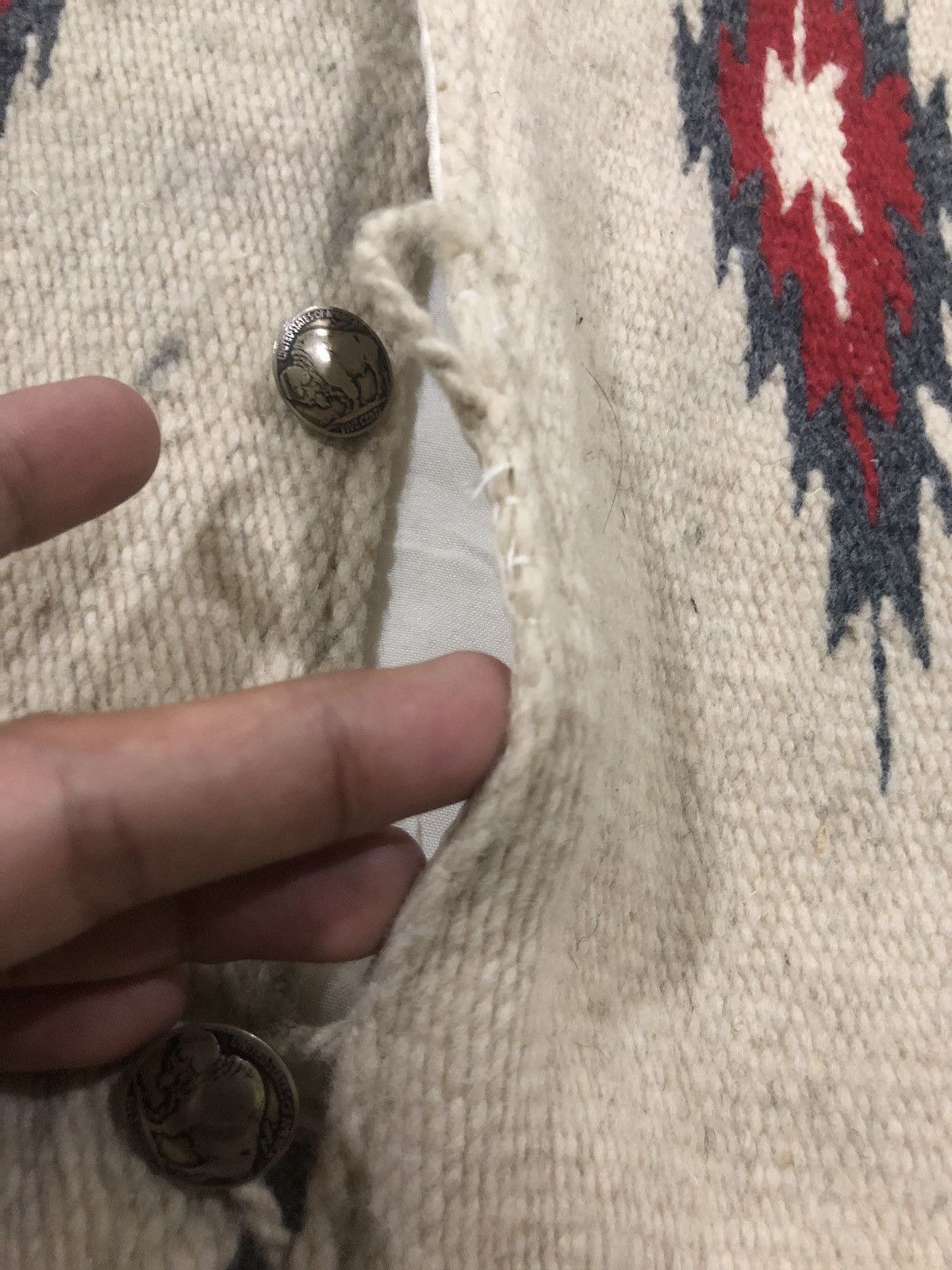 Native Vintage Chimayo Wool Novajo Vest Native Design Size US S / EU 44-46 / 1 - 8 Thumbnail