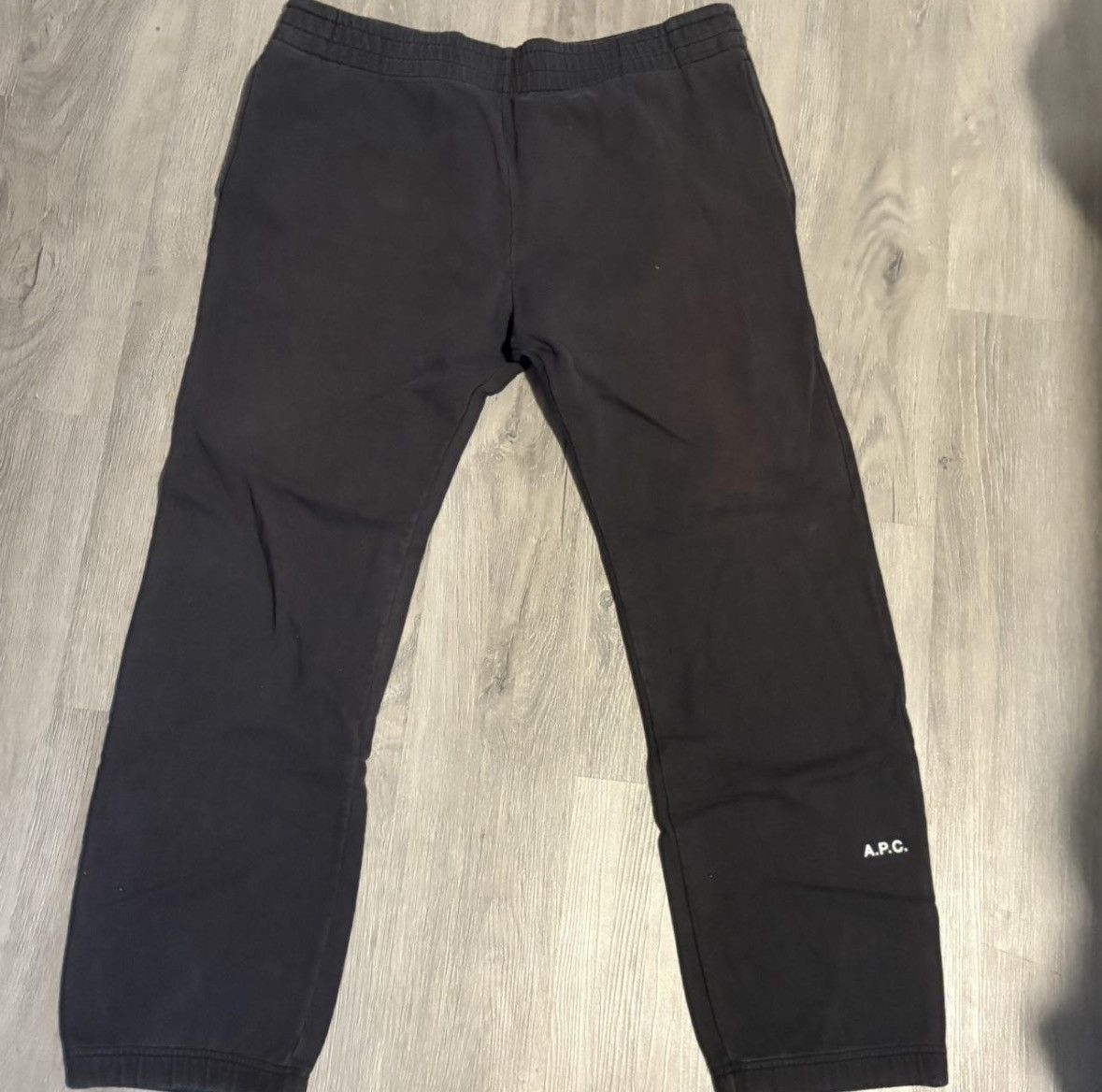 A.P.C. x JJJJound Black Joggers – XL (Rare Collab)