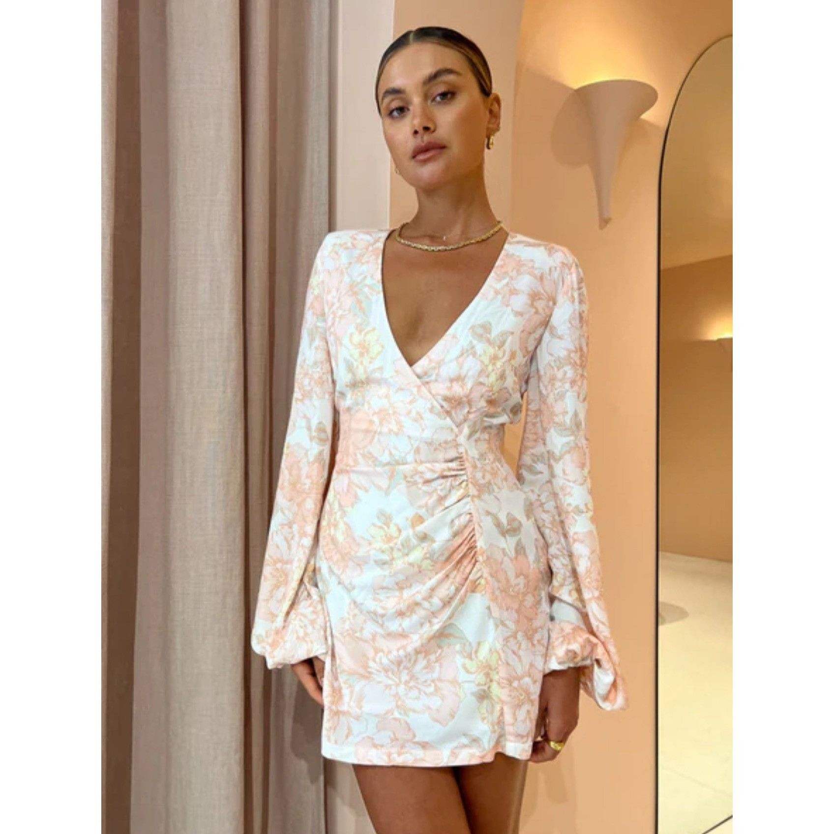 Other RUMOR NWT Isola Floral Mini Dress SZ XS Size XS / US 0-2 / IT 36-38 - 9 Thumbnail