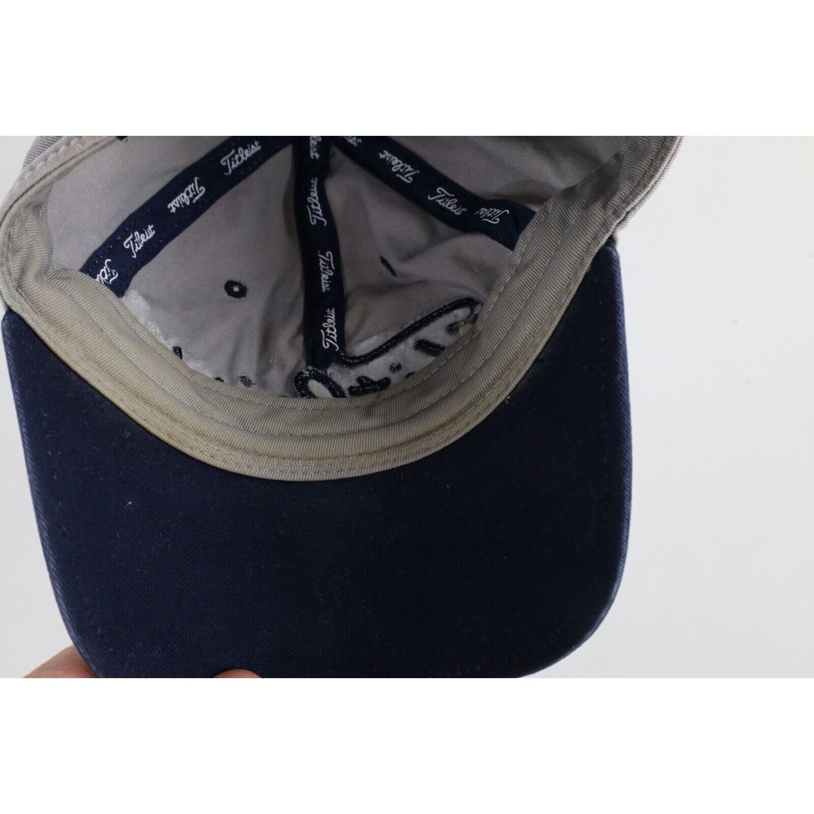 Titleist × Vintage Vintage New Era x Titleist Golf Script Distressed Hat Size ONE SIZE - 10 Thumbnail