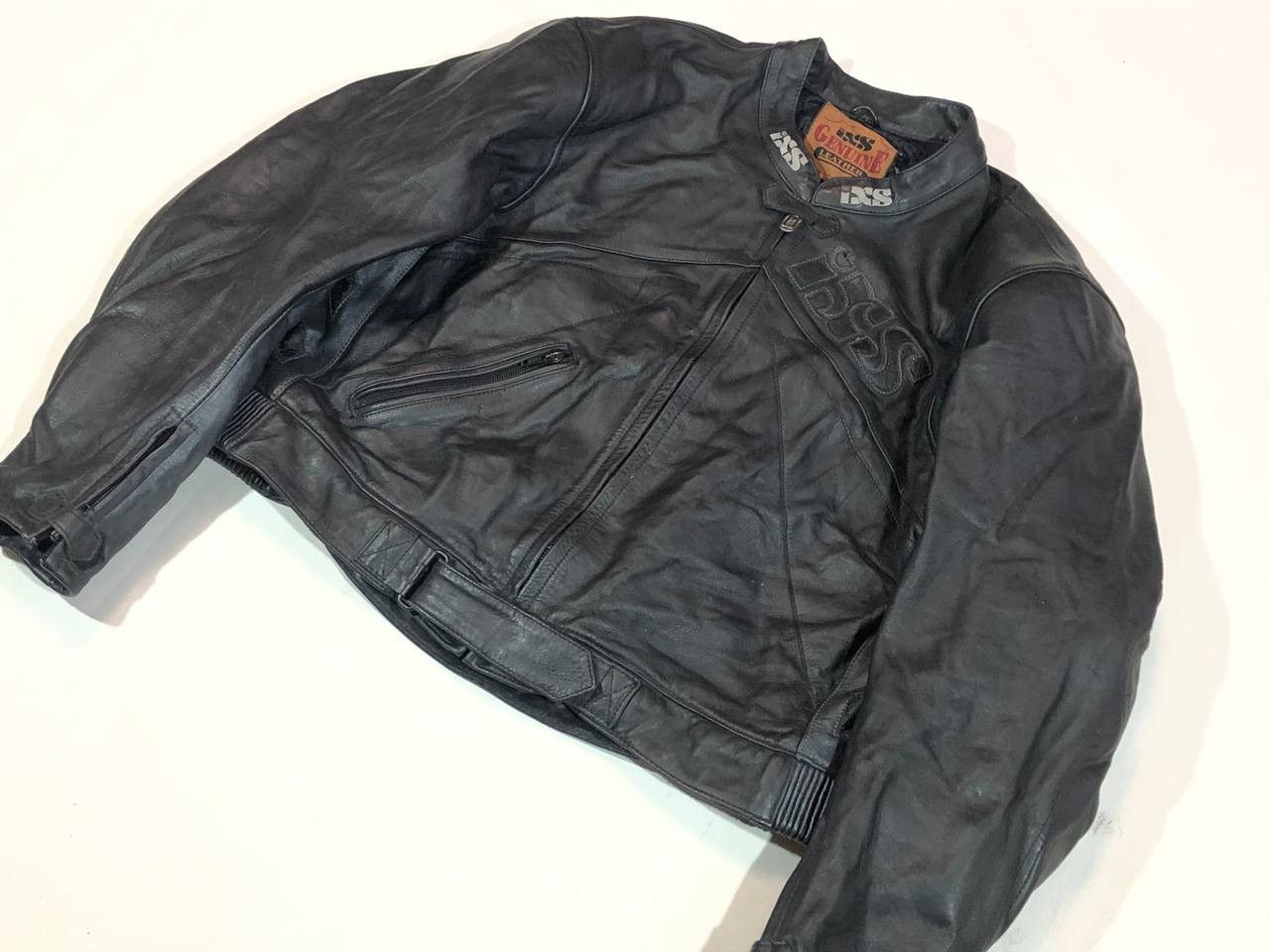 Other IXS Moto Leather Jacket Black Racing Vintage Size US M / EU 48-50 / 2 - 4 Thumbnail