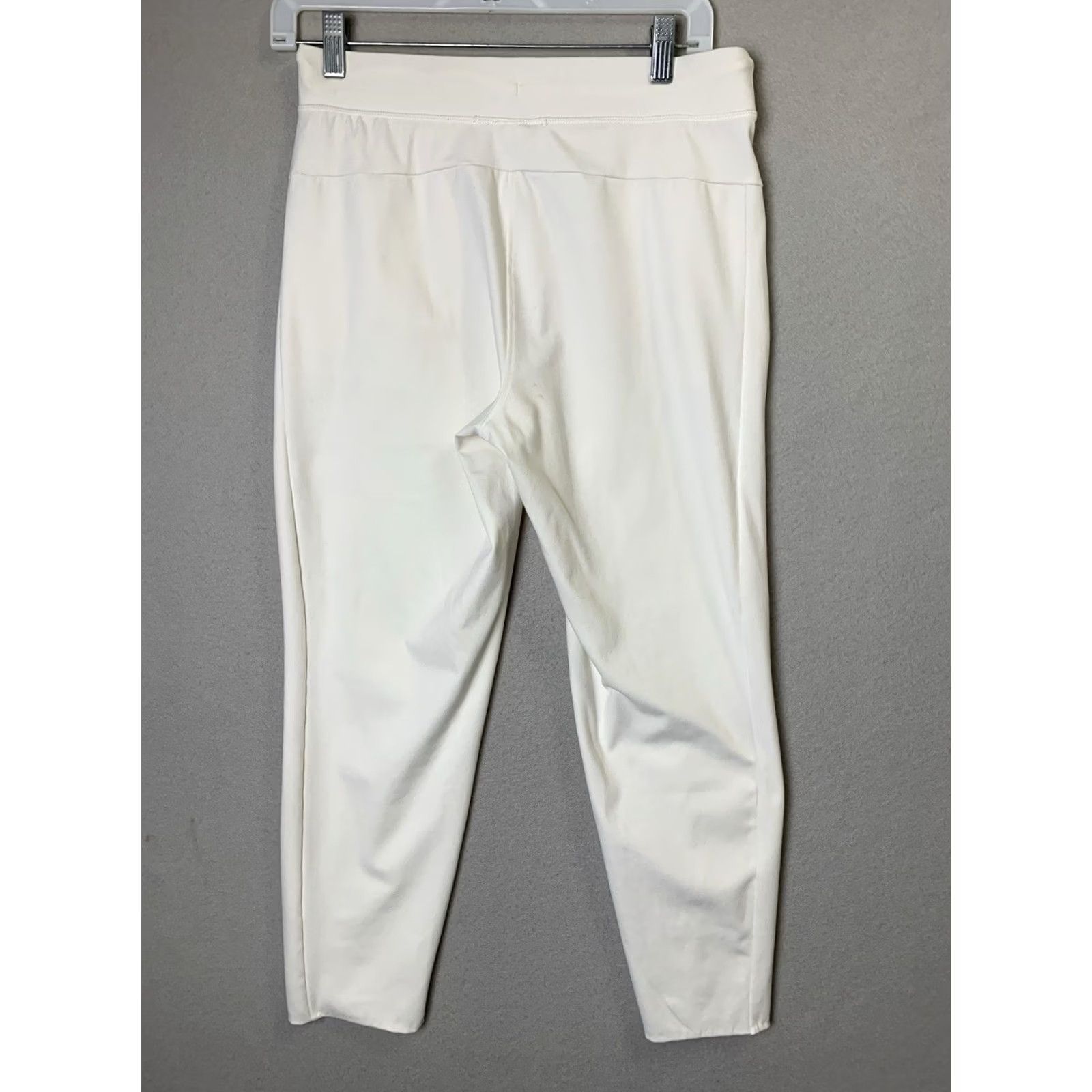 Vintage Yogalicious Lux Avenue Jogger Women S White Drawstring Activewear Size 28" / US 6 / IT 42 - 2 Thumbnail