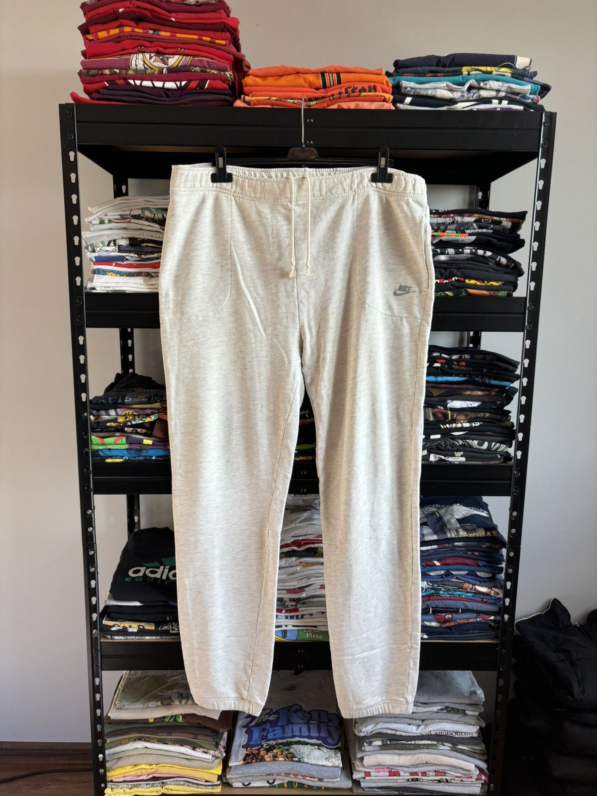 Nike × Vintage Vintage Nike Y2K Swoosh Logo Sweatpants Joggers Size XXL Size US 38 / EU 54 - 1 Thumbnail