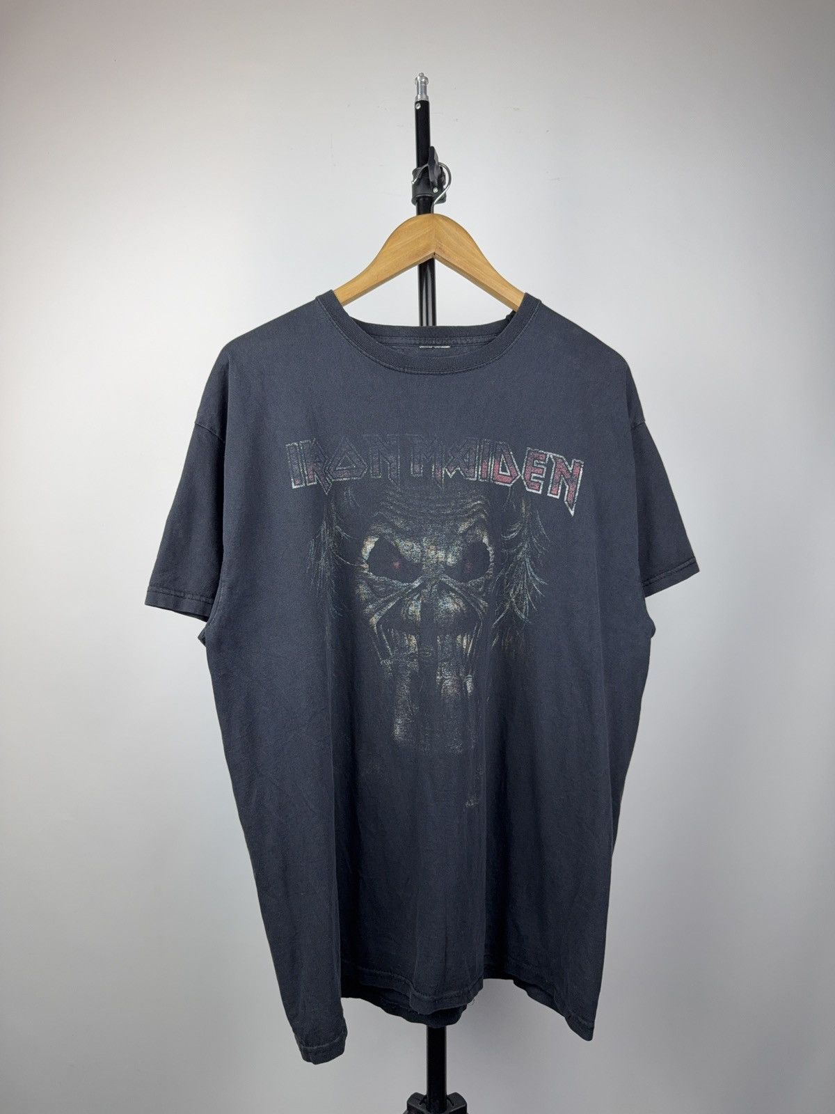 Iron Maiden 00s Iron Maiden Eddie Faded Graphic Tee Vintage Black Rock Size US L / EU 52-54 / 3 - 1 Thumbnail