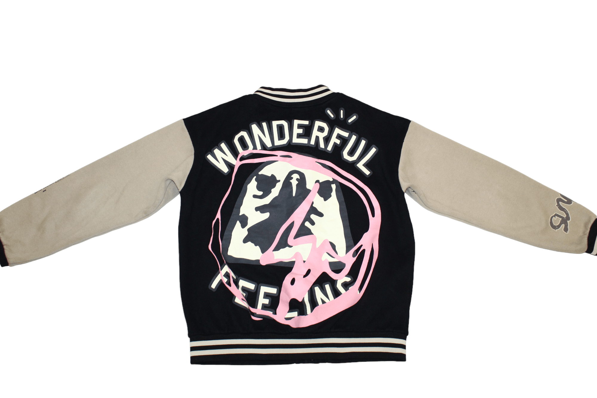 Japanese Brand hbat design Cactus Jack Travis Scott printed varsity jacket Size US M / EU 48-50 / 2 - 12 Thumbnail
