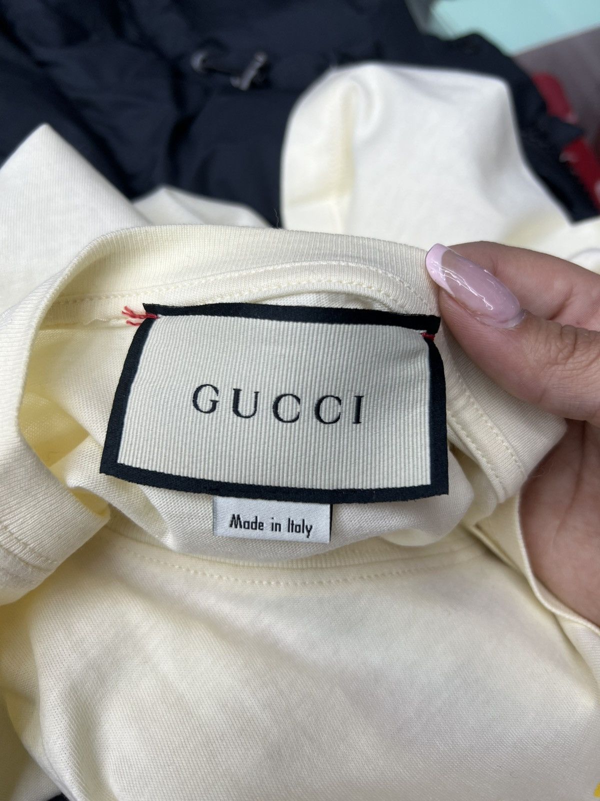 Gucci Gucci Beige Tee Shirt Size US XS / EU 42 / 0 - 5 Thumbnail