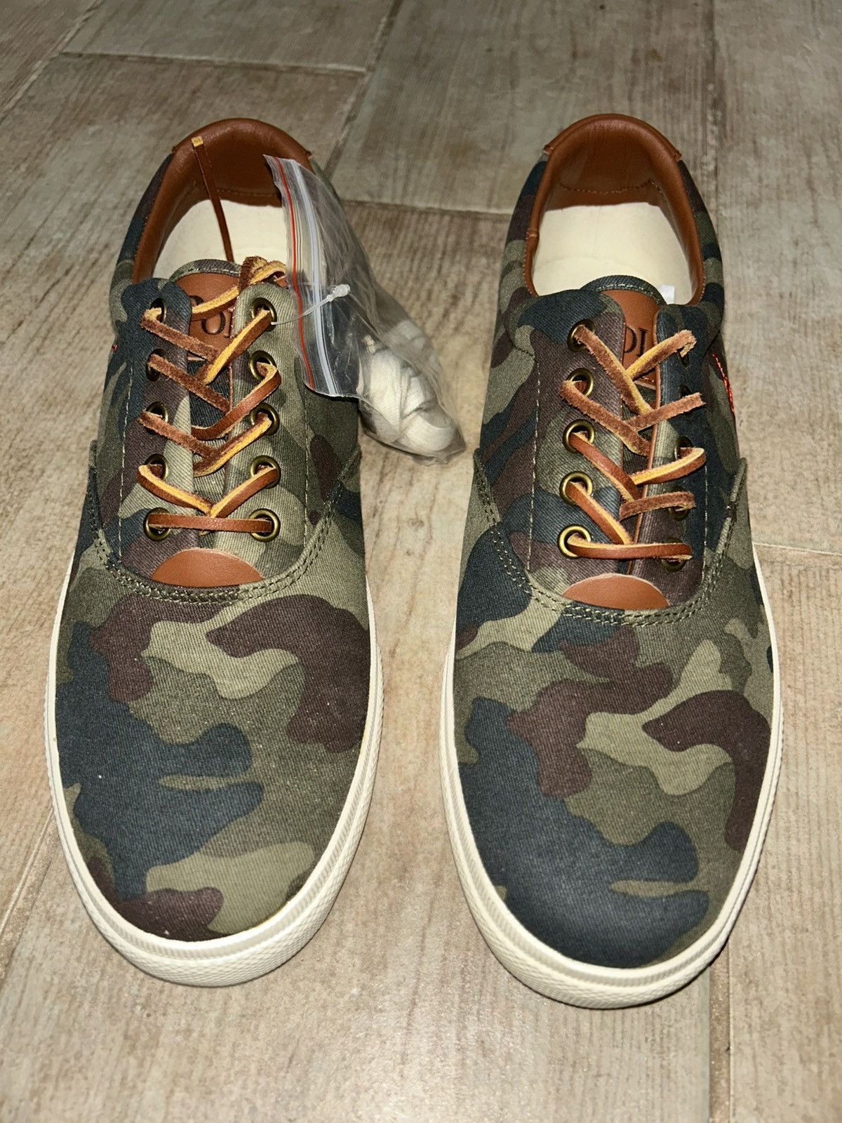 Polo Ralph Lauren Polo Ralph Lauren - Vintage Low Top Camouflage Canvas Shoes Size US 11.5 / EU 44-45 - 3 Thumbnail