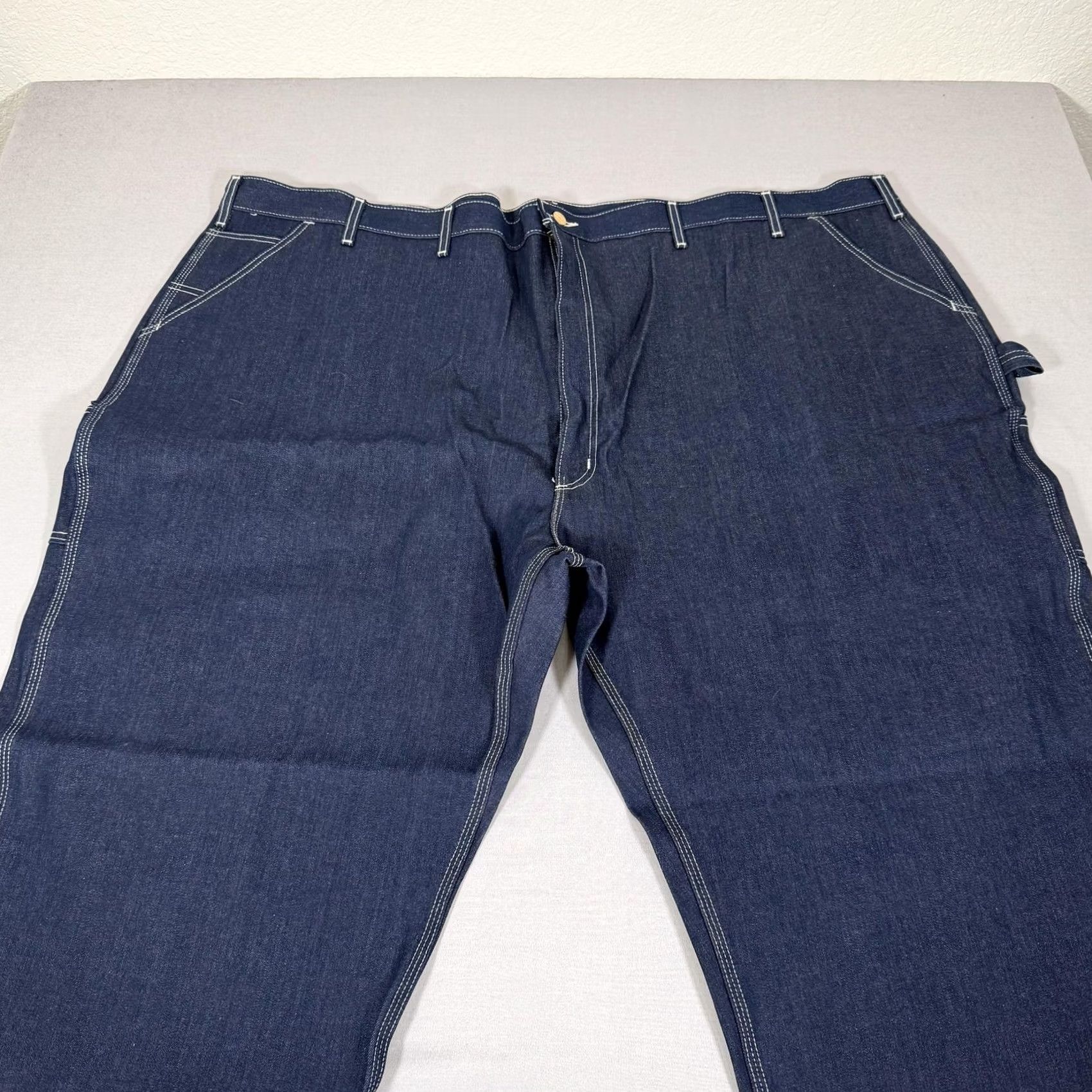 Carhartt Carhartt Jeans Mens 58x32 Blue Relaxed Straight Denim Pants USA B03 DNM Size US 42 / EU 58 - 2 Thumbnail
