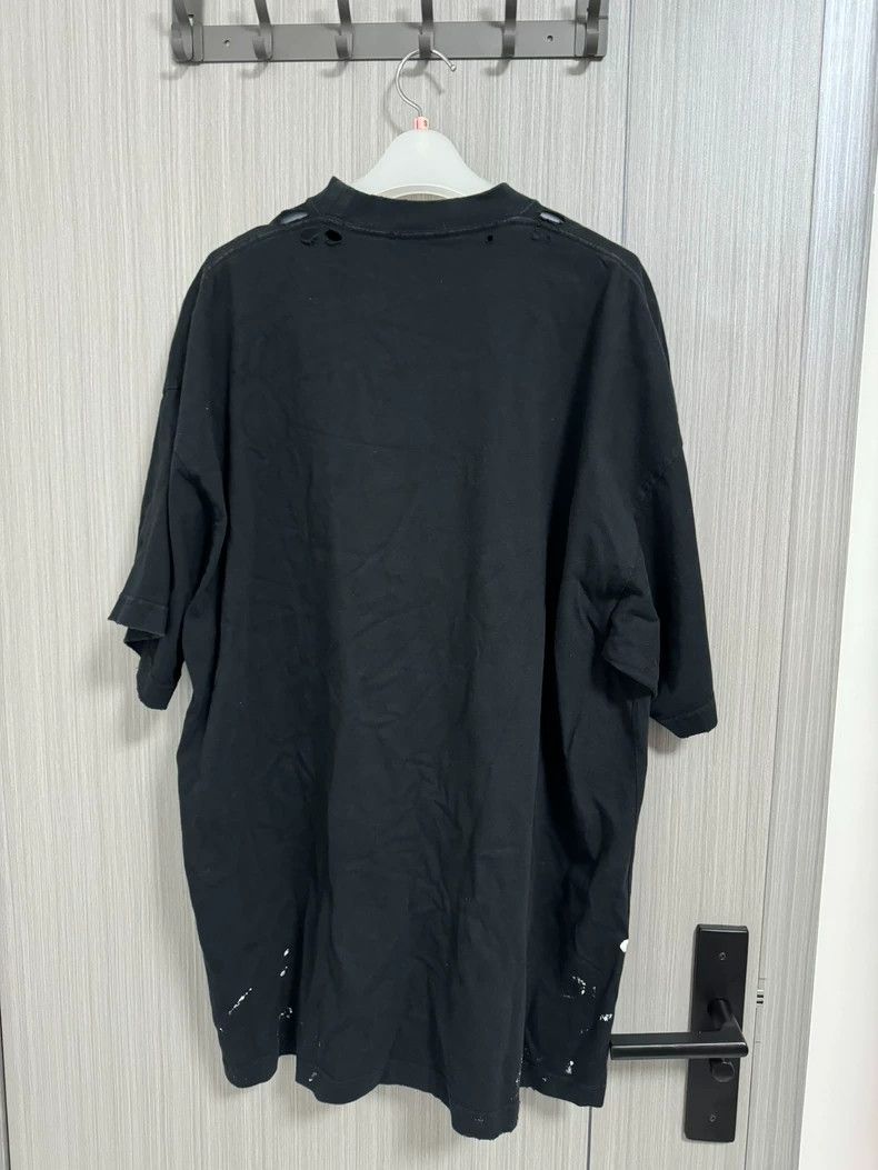 Balenciaga Balenciaga size 2 Flame lightning splashing ink short sleev Size US S / EU 44-46 / 1 - 2 Thumbnail