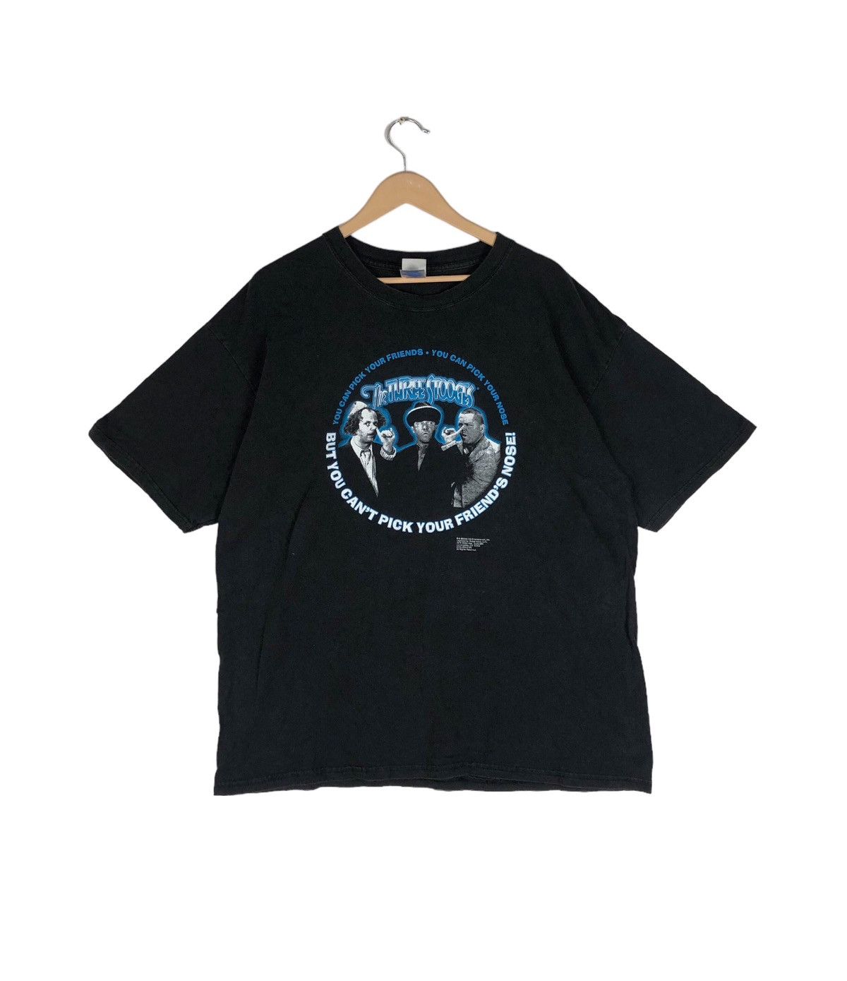Vintage Vintage Y2K The Three Stooges T Shirt Size US XL / EU 56 / 4 - 1 Thumbnail