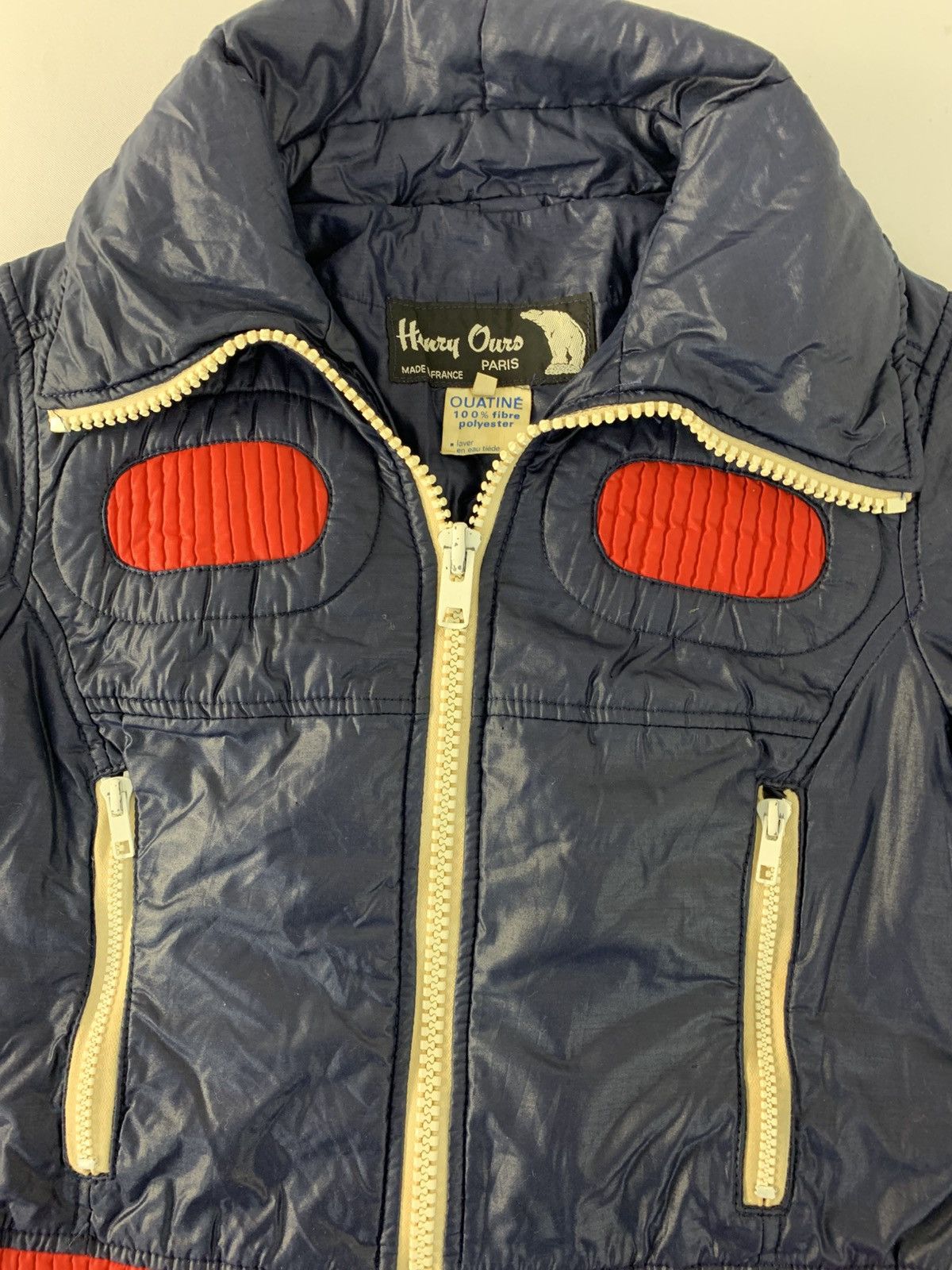 Other 90s Ouatine Henry Uono Paris Padded Quilted Inner Winter Ski Size XS / US 0-2 / IT 36-38 - 2 Thumbnail