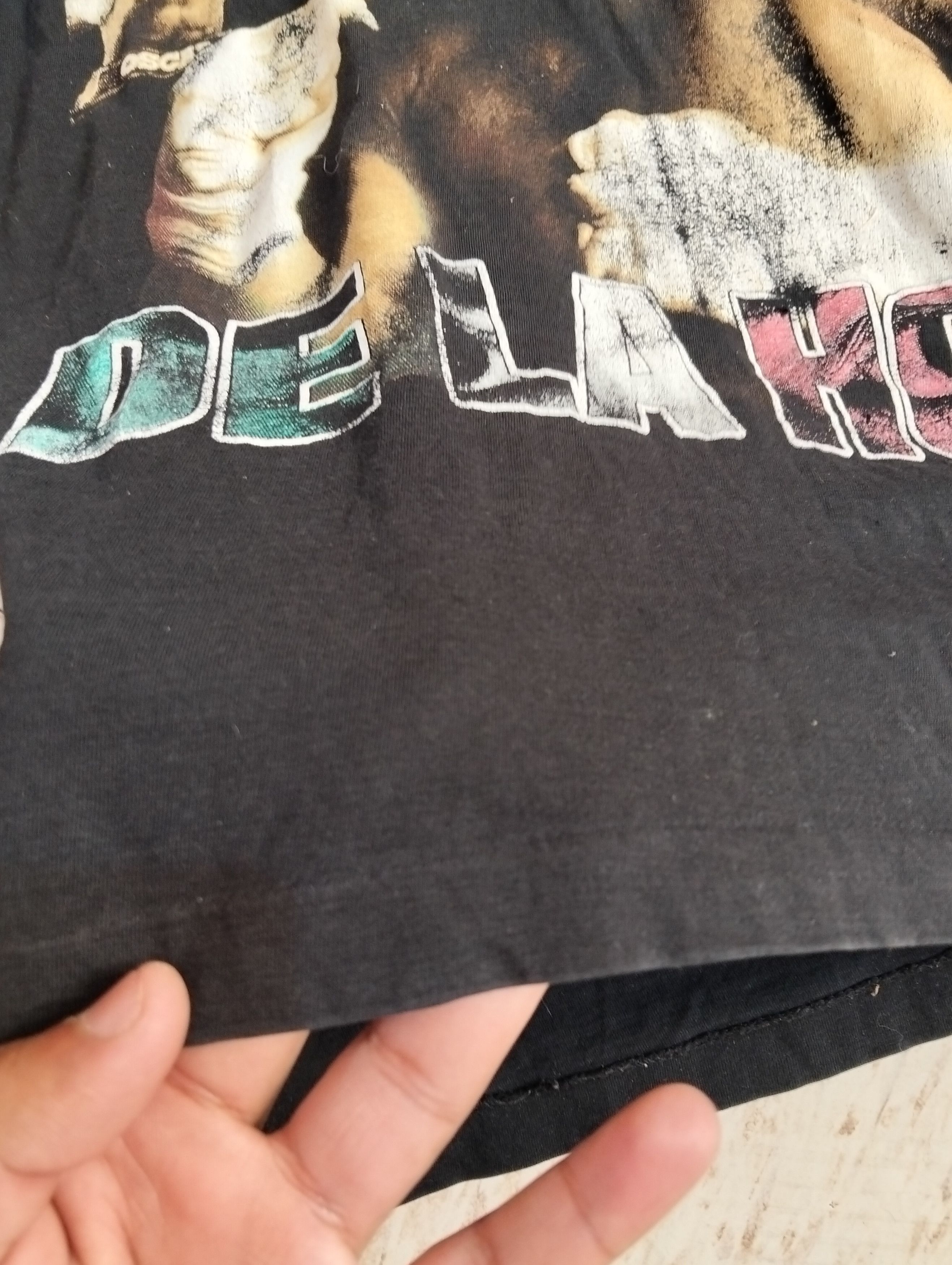 Rap Tees × Vintage Vintage Rap Tee Oscar de la hoya Size US L / EU 52-54 / 3 - 6 Thumbnail