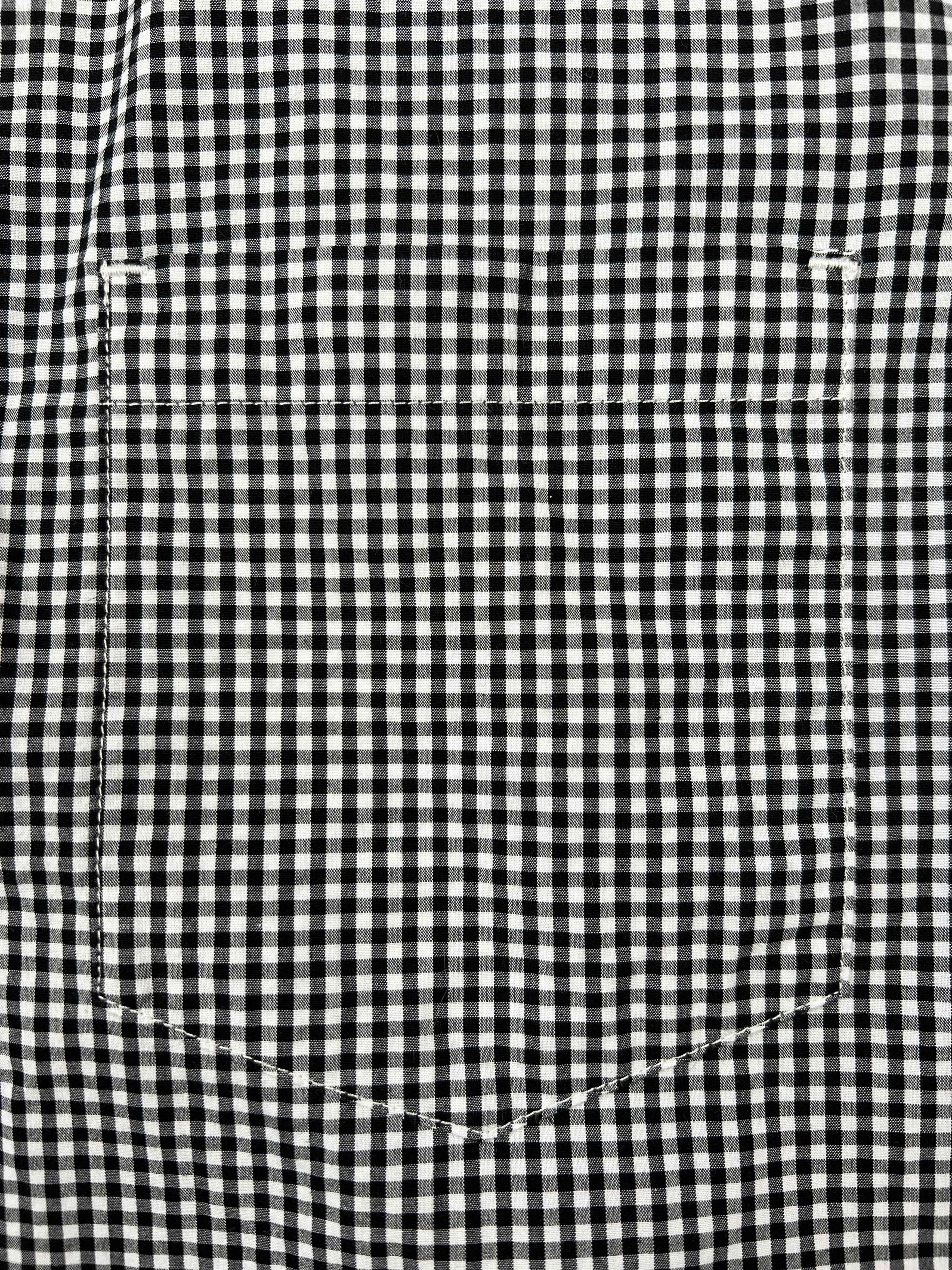 7 For All Mankind 7 For All Mankind Shirt Black White Gingham Check Sz S Size US S / EU 44-46 / 1 - 9 Thumbnail