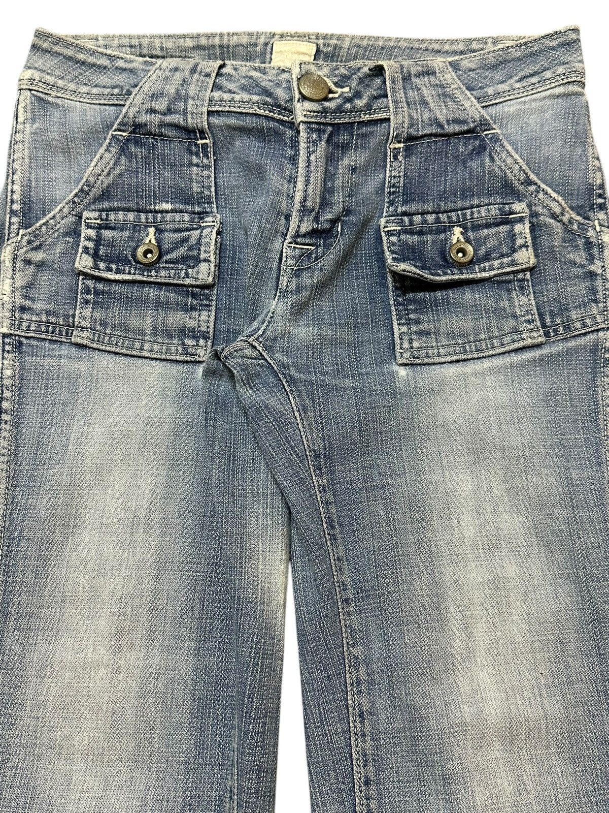 If Six Was Nine Vintage Japanese Brand Bush Pants Style Faded Wash Bootcut Size US 28 / EU 44 - 4 Thumbnail