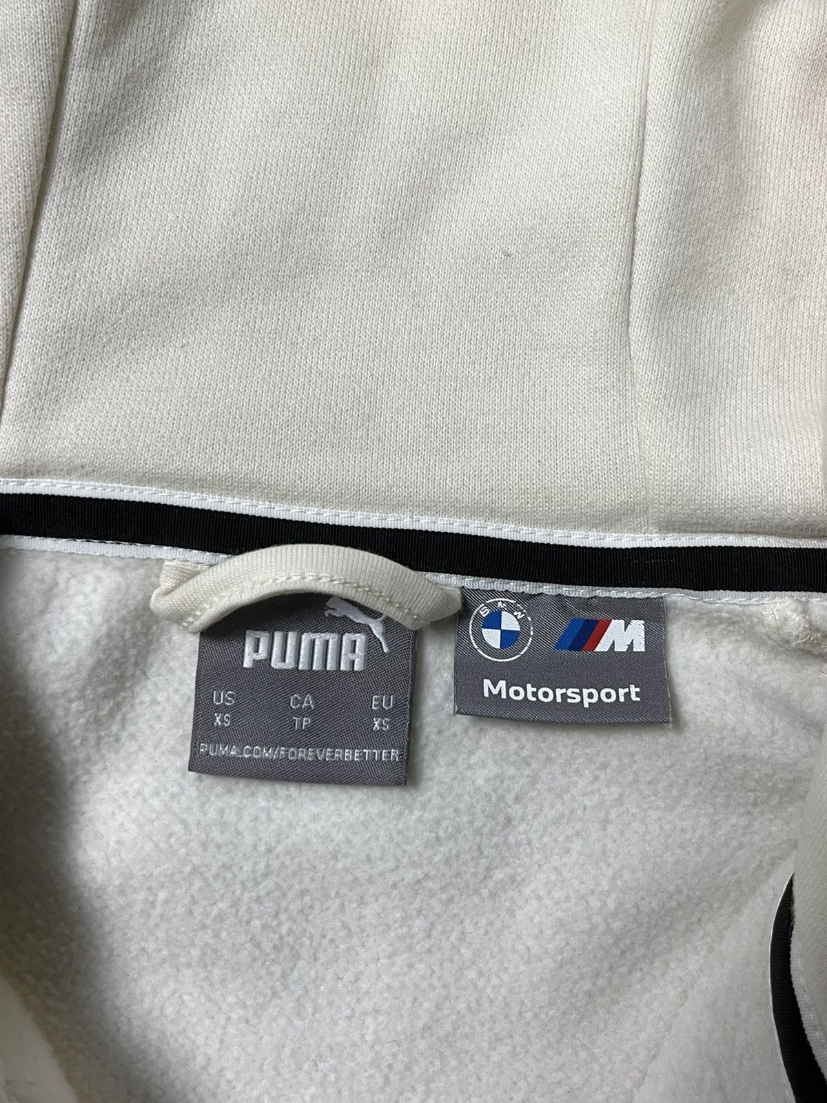 BMW × Puma Vintage Puma BMW M MOTORSPORT HOODED SWEAT JACKET WOMEN Size XS / US 0-2 / IT 36-38 - 8 Thumbnail