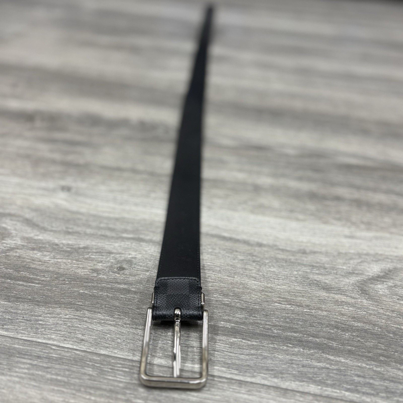 Louis Vuitton Louis Vuitton Pont Neuf 35mm Belt ' Damier Graphite ' Size ONE SIZE - 6 Thumbnail