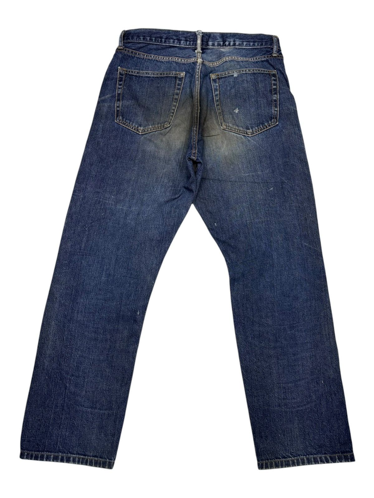 Undercover × Uniqlo Vintage Uniqlo Selvedge Dirty Distressed Denim Jeans Size US 30 / EU 46 - 4 Thumbnail
