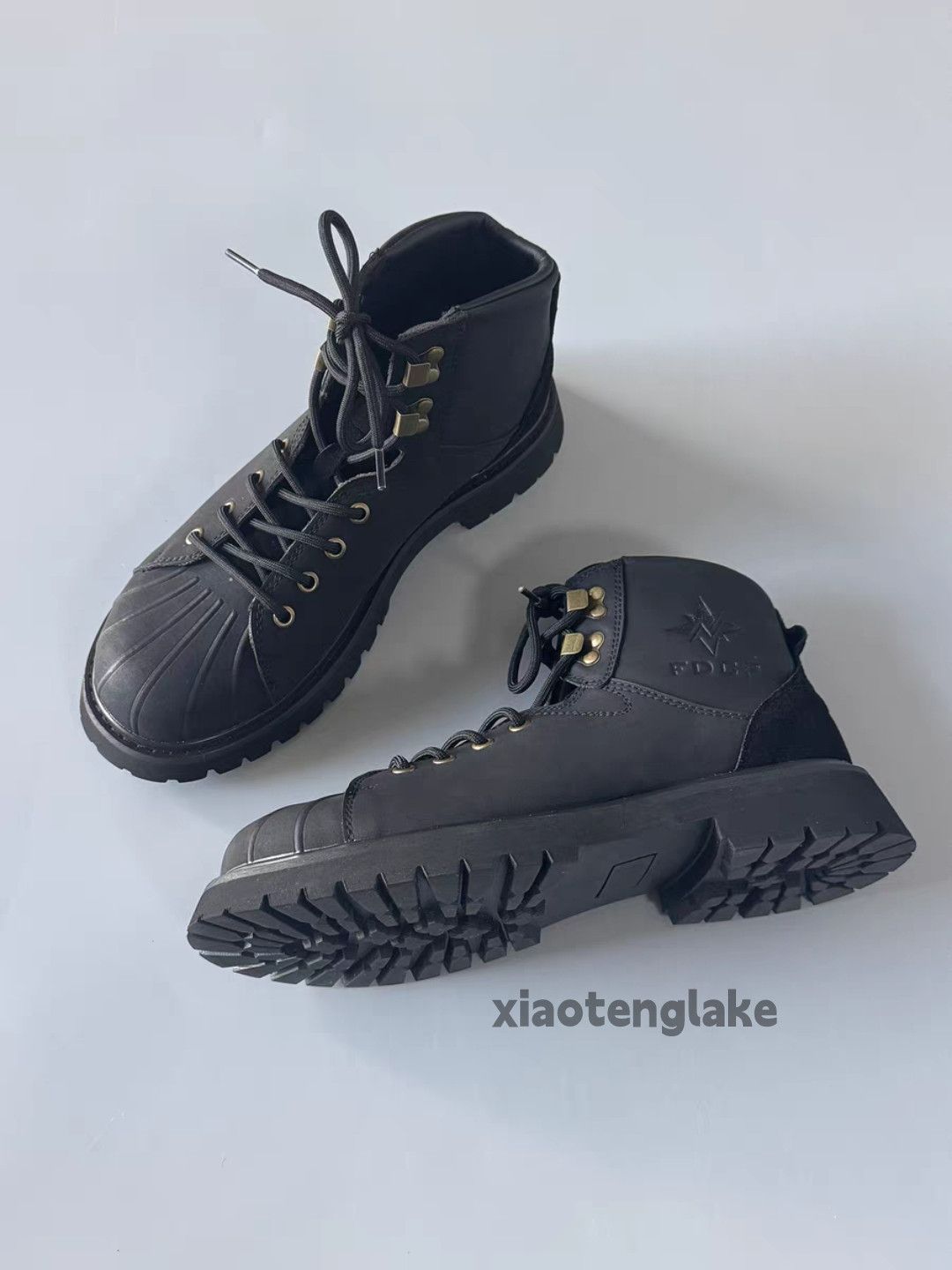 Vintage Utility military outdoor tactical motorcycle y2k boots shoes Size US 12 / EU 45 - 2 Thumbnail