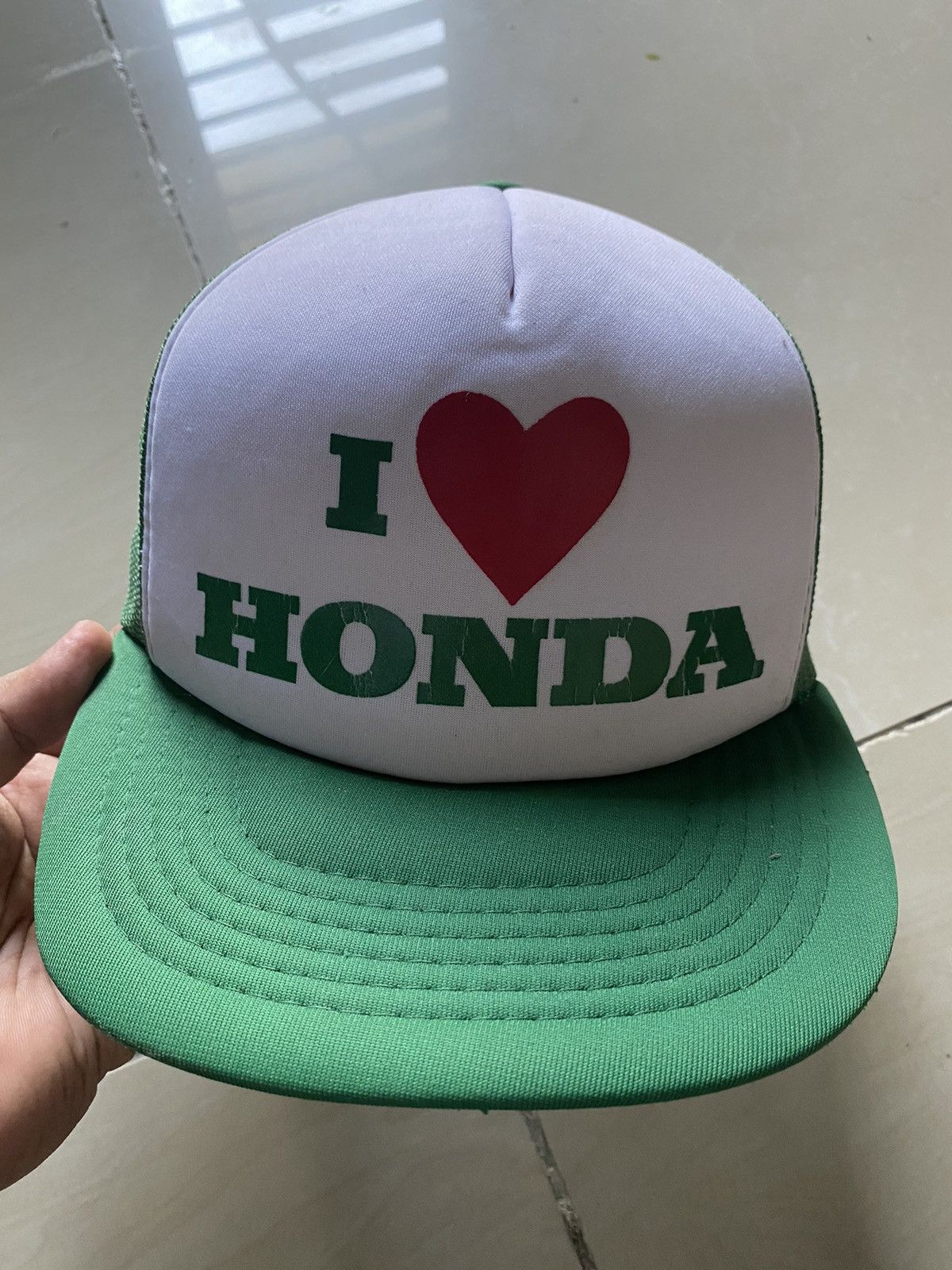Honda Vintage 90s HONDA TRUCKER HAT Size ONE SIZE - 7 Thumbnail