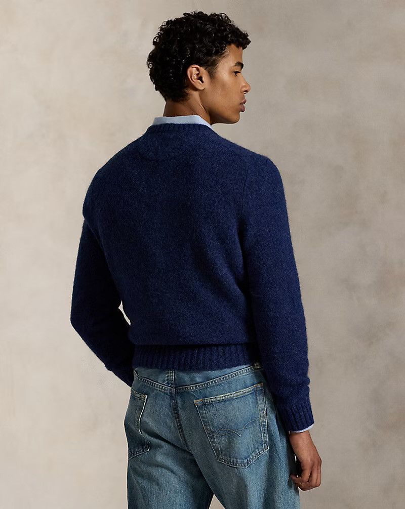 Polo Ralph Lauren Polo Ralph Lauren The Ralph Logo Sweater Navy XL Alpaca Wool Size US XL / EU 56 / 4 - 4 Thumbnail