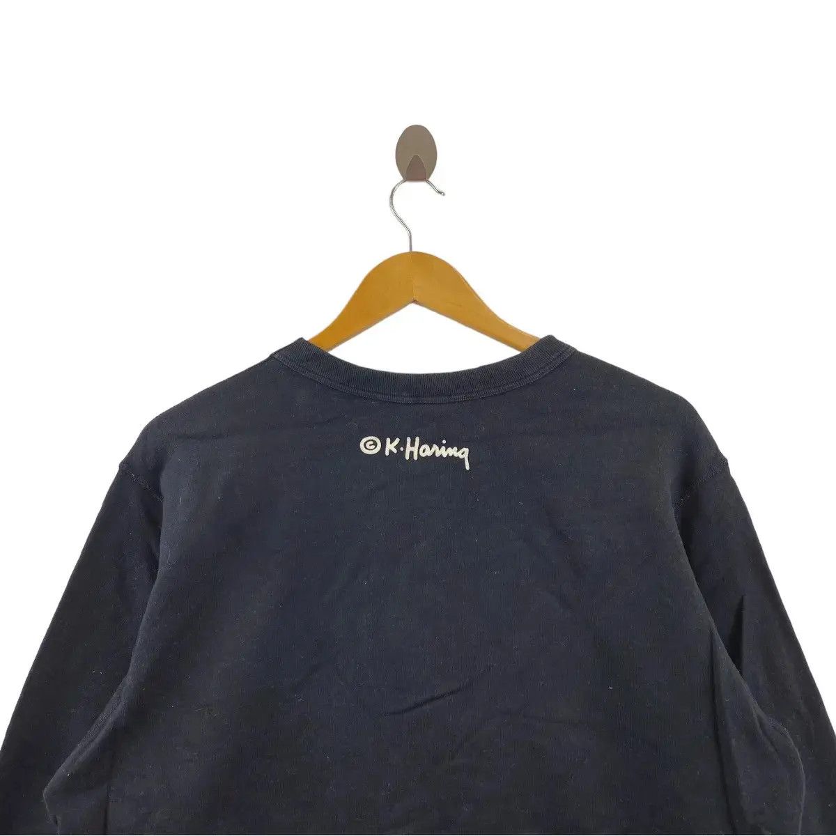 Keith Haring Vintage KEITH HARING NEW YORK 85 Pop Art Sweatshirt Pullover Size L / US 10 / IT 46 - 5 Thumbnail