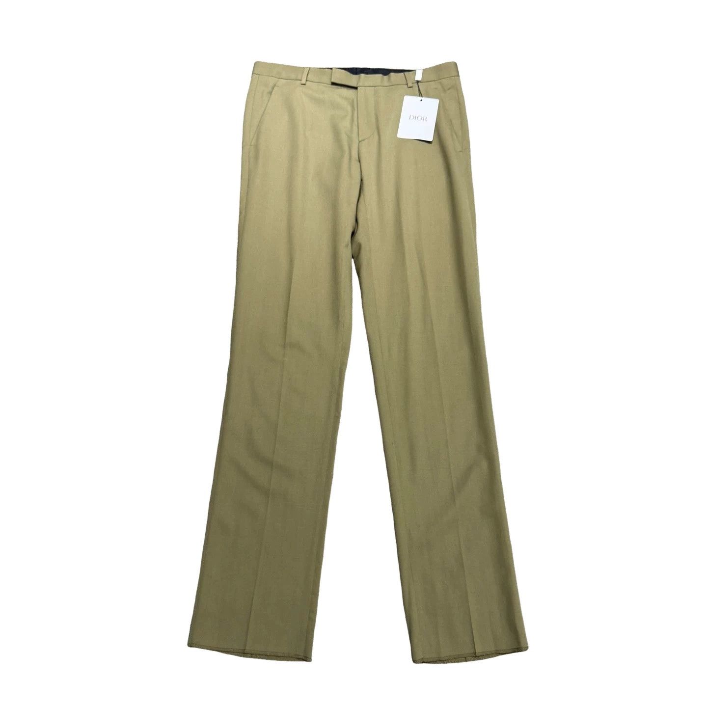 Dior Dior Olive Green Wool Casual Pants US 34 Size US 34 / EU 50 - 1 Thumbnail