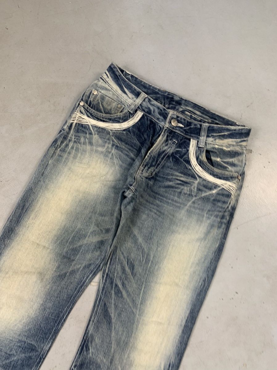 Japanese Brand Vintage Evisu inspired emboridered denim Size US 32 / EU 48 - 7 Thumbnail