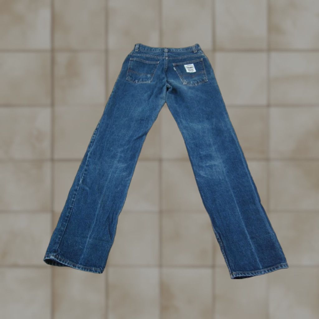 Levi's VINTAGE Levi's Jeans Womens 26x33 Blue Denim Straight Leg White Tab Dark Wash Jeans Womens 90s Mens Ladies? Size 26" / US 2 / IT 38 - 1 Thumbnail