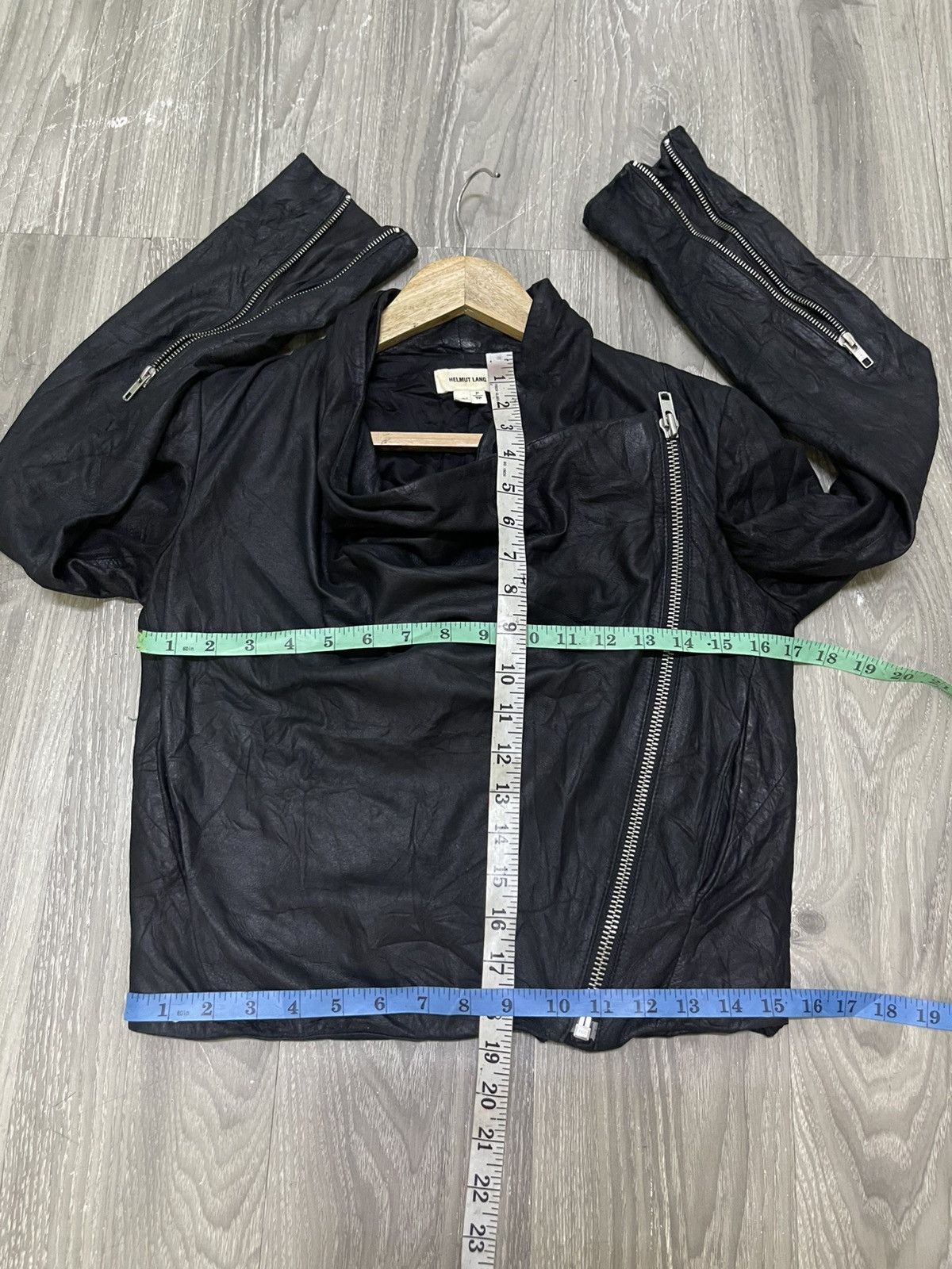 Helmut Lang Helmut Lang Draped Front Asymmetri-cal Lambskin Leather Size S / US 4 / IT 40 - 13 Thumbnail