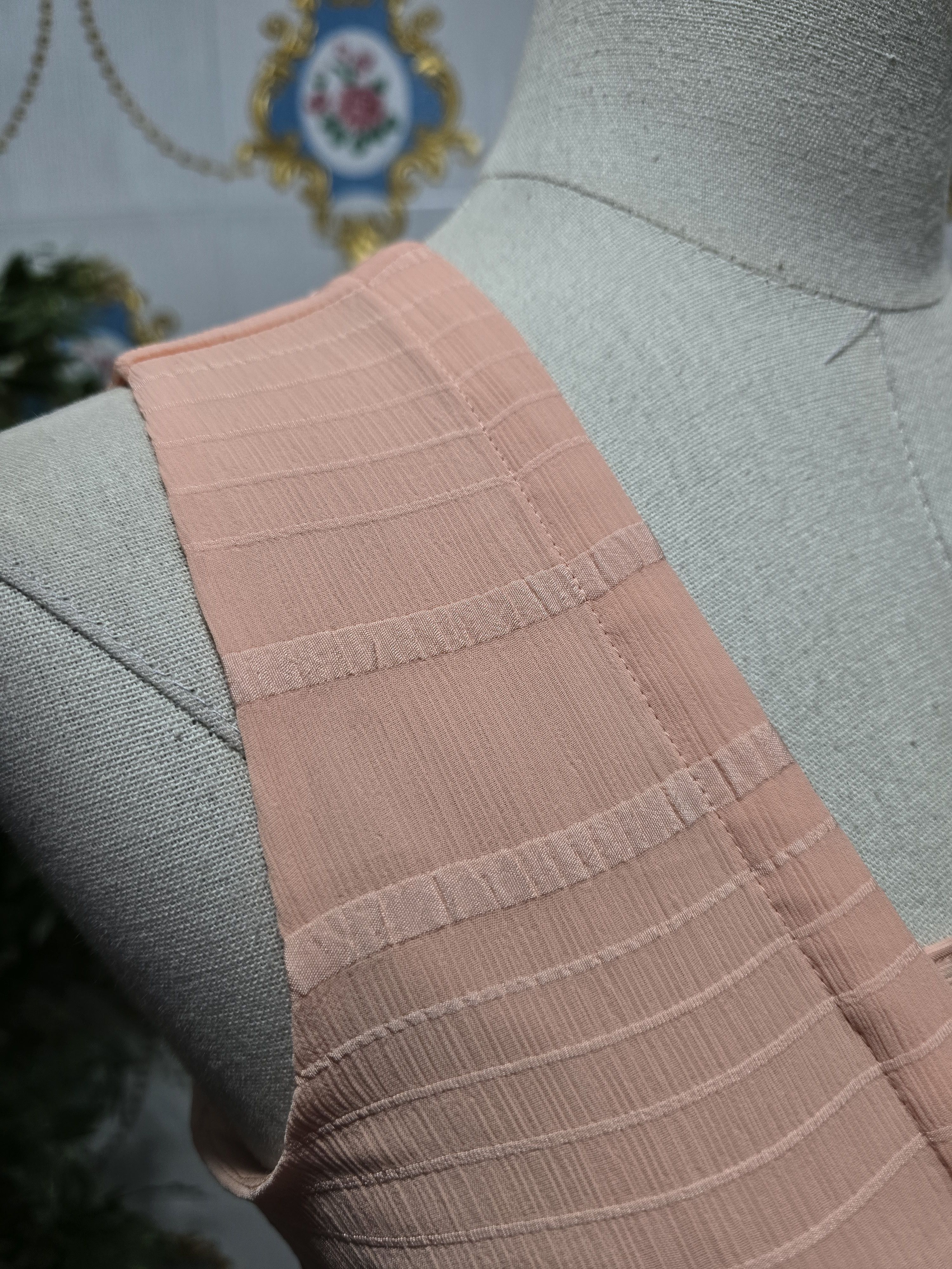 Armani Exchange Armani Exchange, Peach Peplum Sleeveless Top Size S / US 4 / IT 40 - 7 Thumbnail