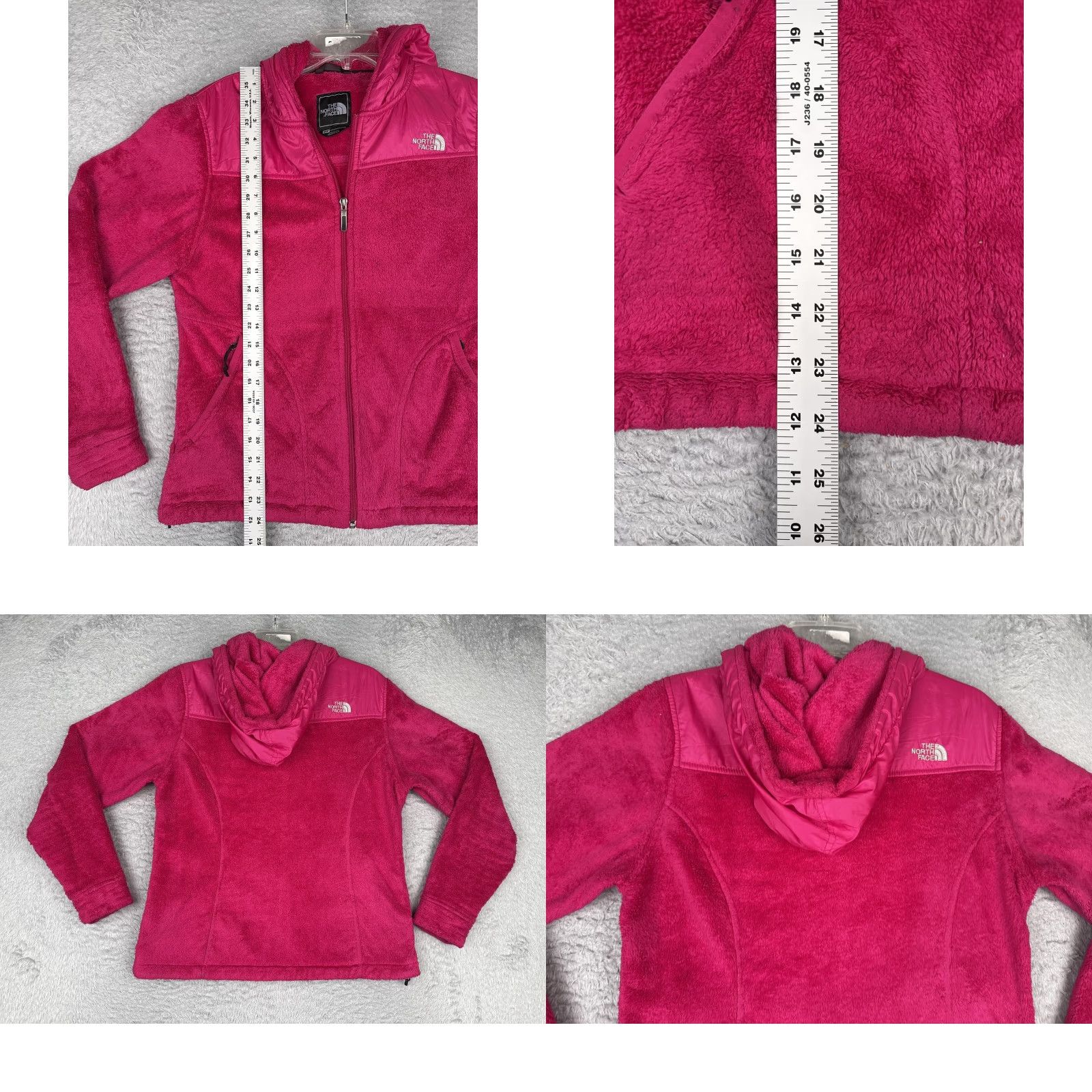 The North Face The North Face Jacket Womens M Pink Fuzzy Fleece Hooded Full Zip Denali Size M / US 6-8 / IT 42-44 - 9 Thumbnail