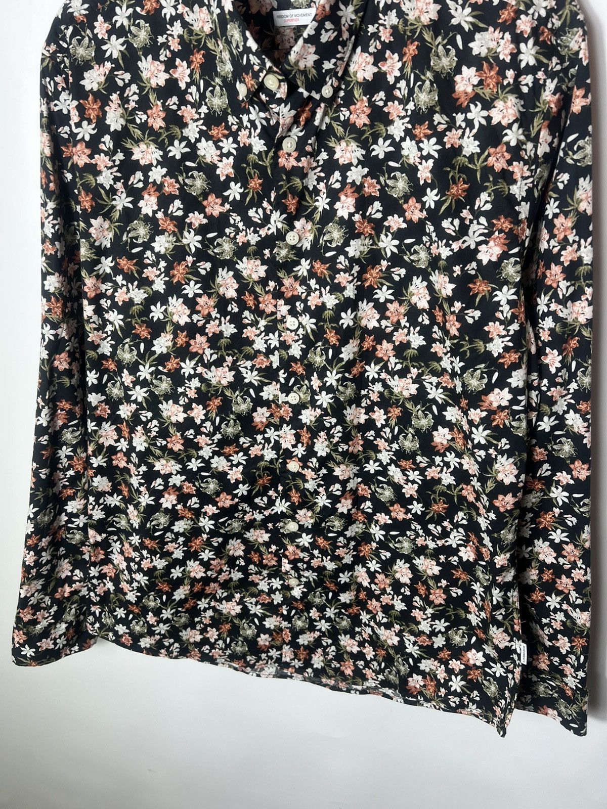 Lindbergh Vintage designer Lindbergh Flowers Print Button up shirt Size US L / EU 52-54 / 3 - 3 Thumbnail