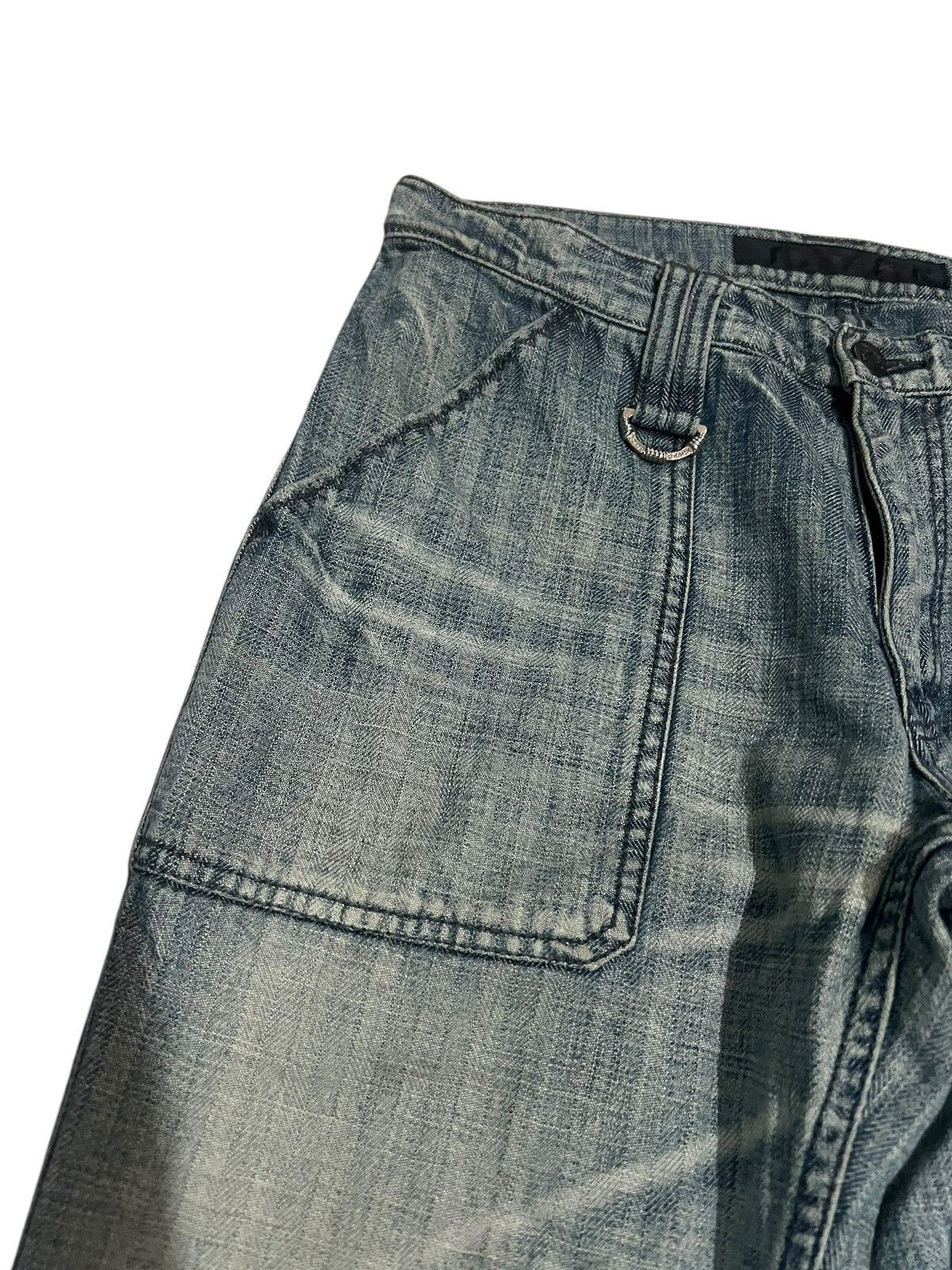 If Six Was Nine × Roar × Seditionaries 🌈90s Style🌈Roar Peace & Love Mud Wash Flare Jean Size US 28 / EU 44 - 6 Thumbnail
