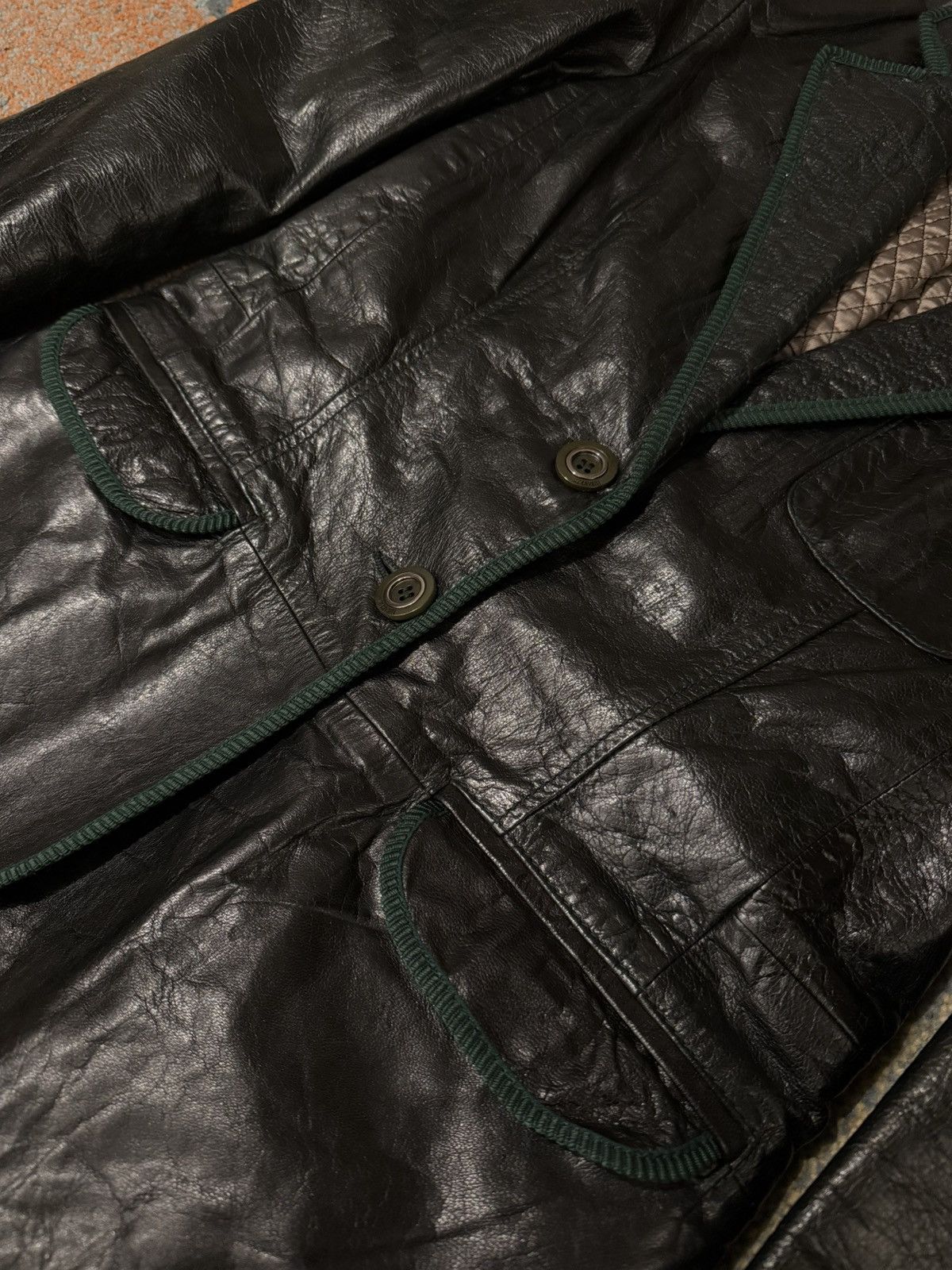 Roberto Cavalli Roberto Cavalli Vintage Archive Leather Jacket Size M / US 6-8 / IT 42-44 - 3 Thumbnail