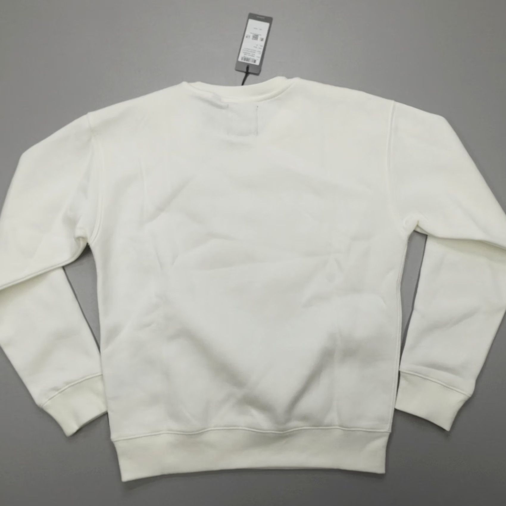 G-Star G-Star Raw Premium Core Crewneck Sweatshirt Milk Women's Size S Beige Crew Neck Long Sleeve Pullover Logo Graphic Print All Seasons Regular Fit Size S / US 4 / IT 40 - 8 Thumbnail