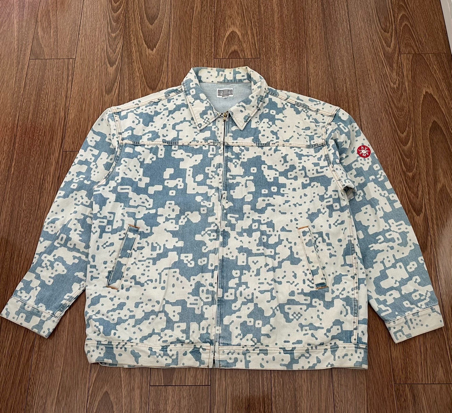 Cav Empt C.E CAVEMPT Noise Washed Denim Jacket Size US XL / EU 56 / 4 - 1 Thumbnail