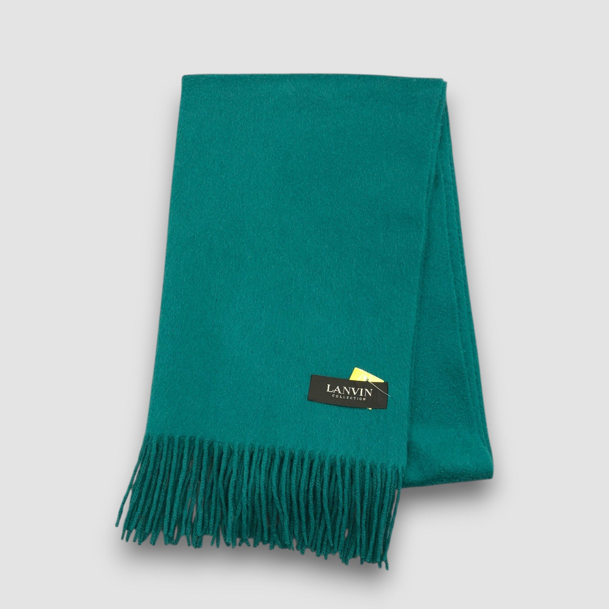 Lanvin Vintage Lanvin Scarf Muffler Wool Cashmere Scarves Size ONE SIZE - 4 Thumbnail