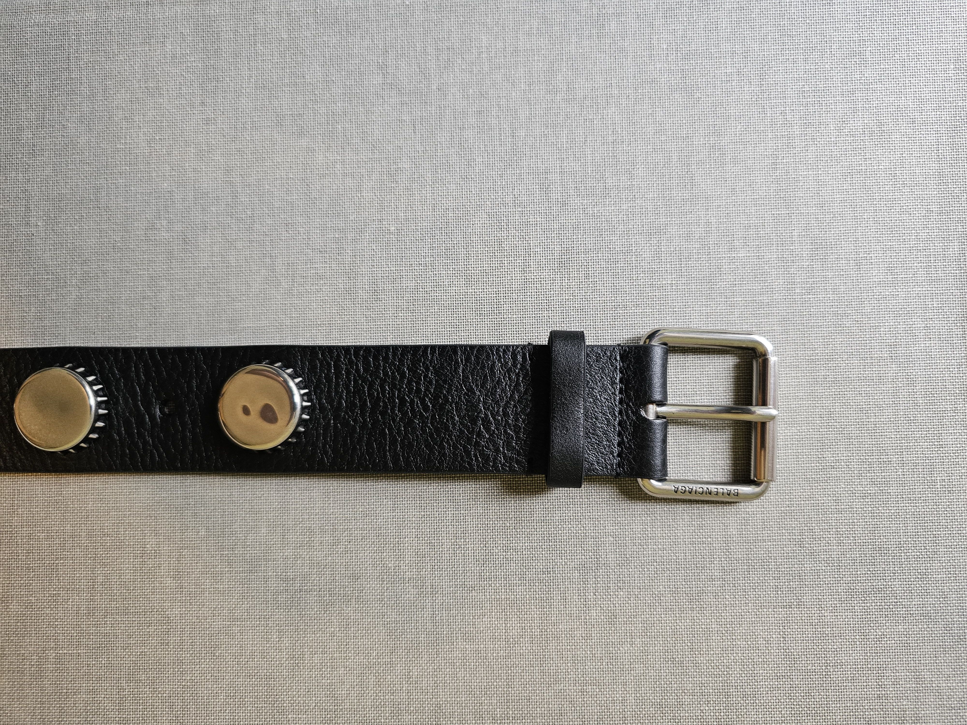 Balenciaga Balenciaga Bottle Caps Belt in Black size 90 Size 32 - 9 Thumbnail