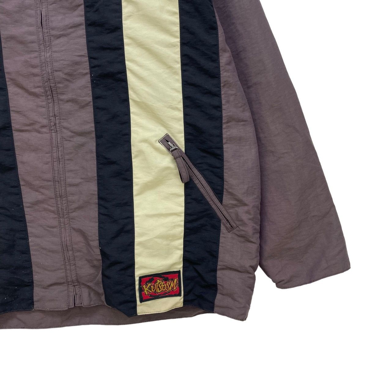 Vintage Ski Jacket Japanese Brand Kutsom Stripe Jacket Size US L / EU 52-54 / 3 - 3 Thumbnail